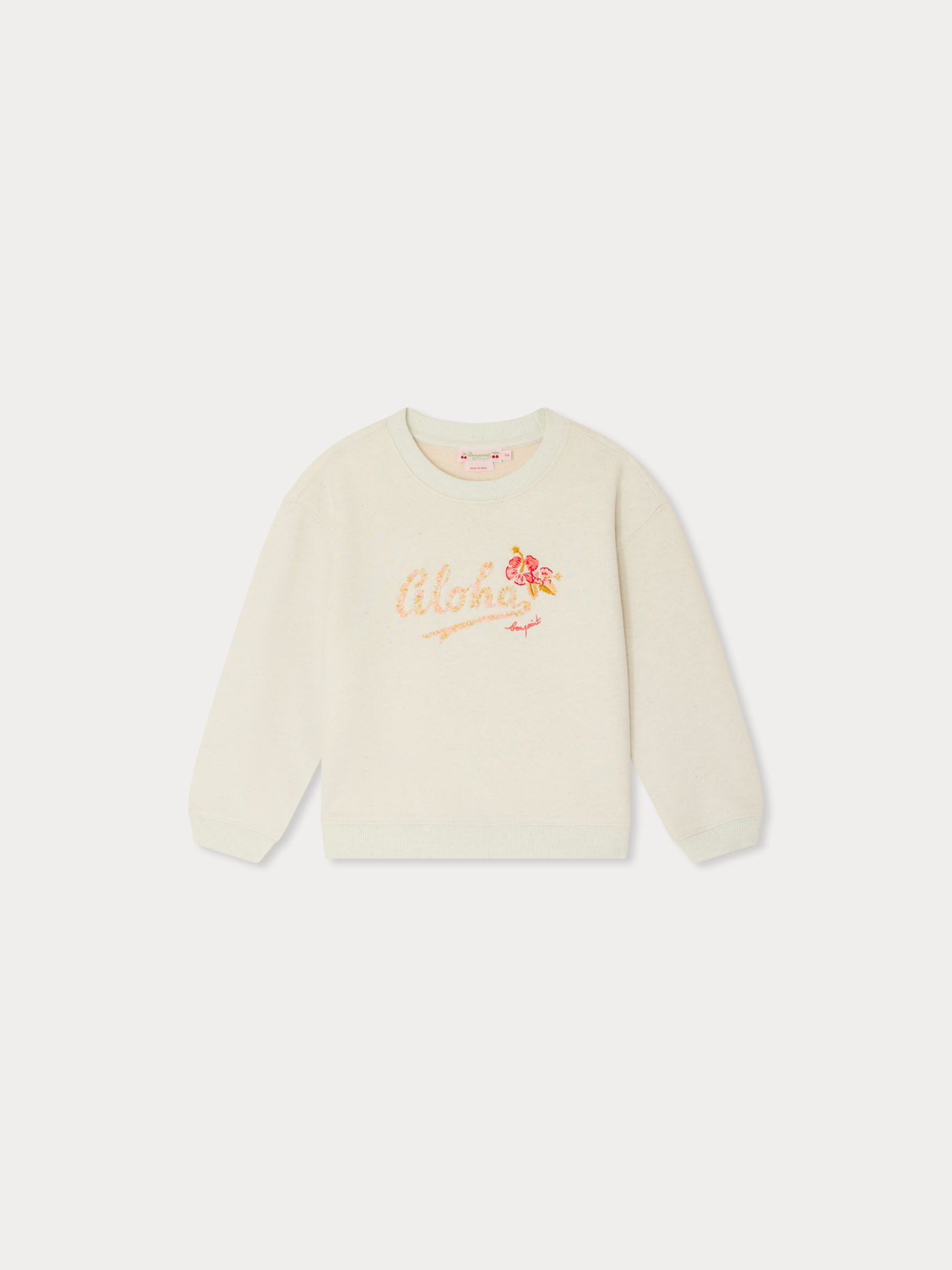 Edwige embroidered fleece sweatshirt