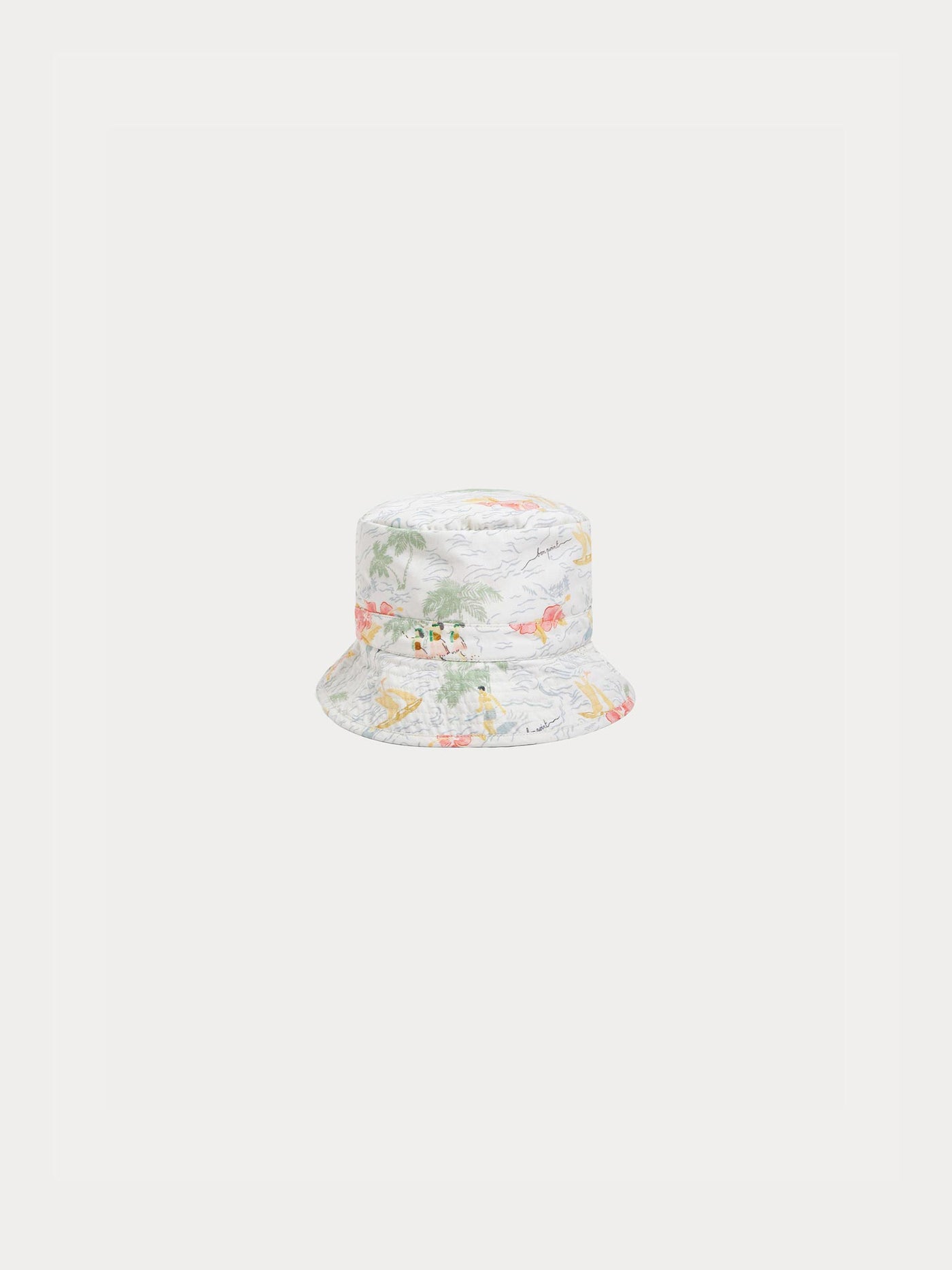 Piob printed poplin hat