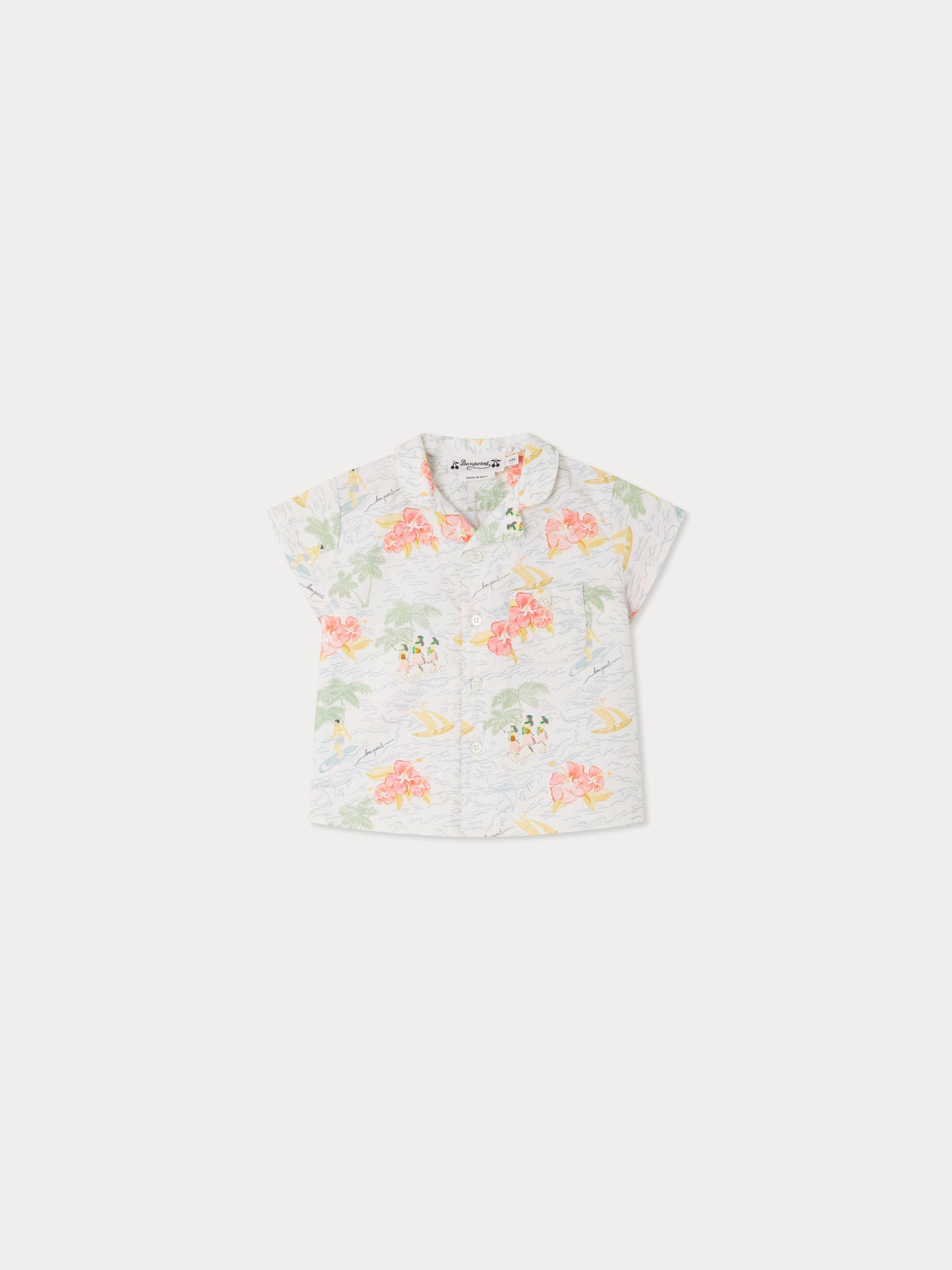 Gerald printed poplin shirt