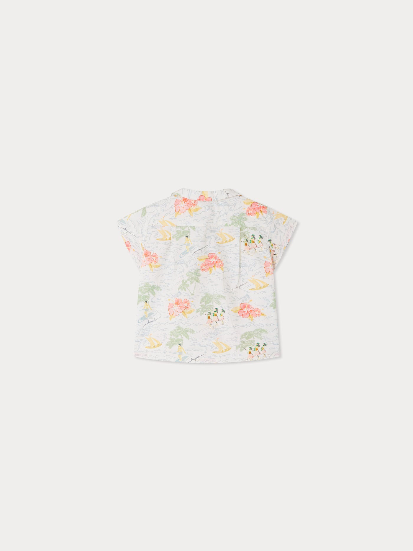 Gerald printed poplin shirt