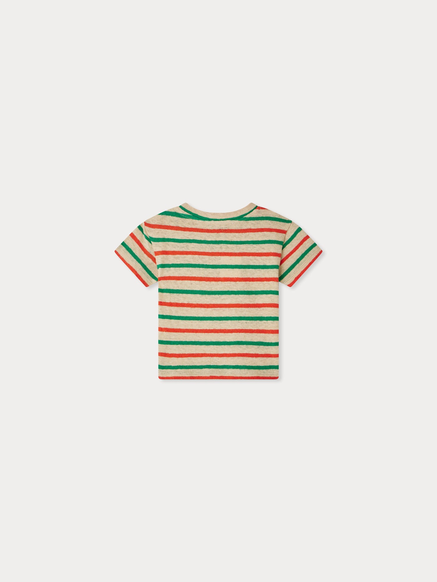 Gaye striped pocket t-shirt in organic cotton