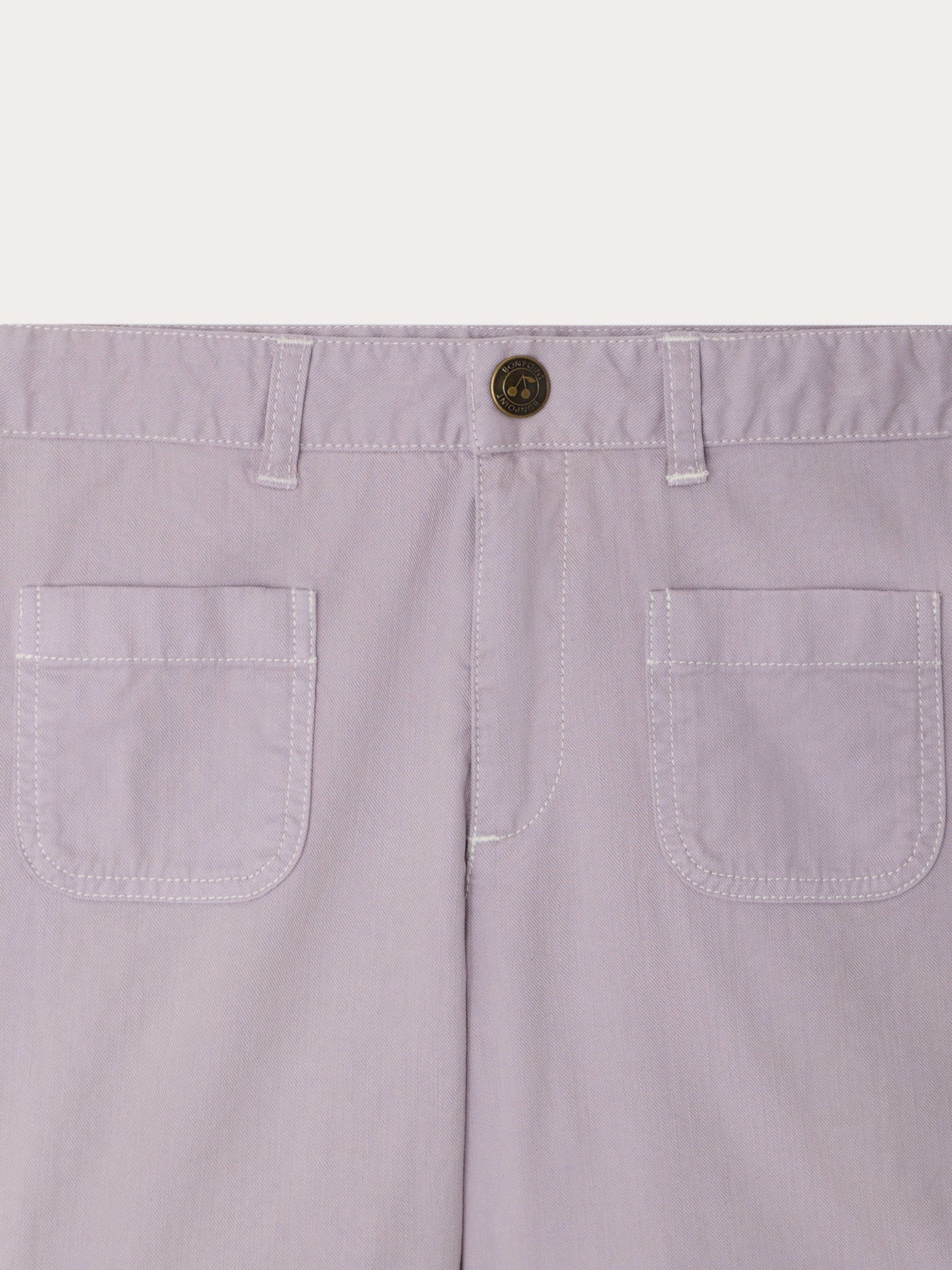 Eureka lilac organic cotton shorts