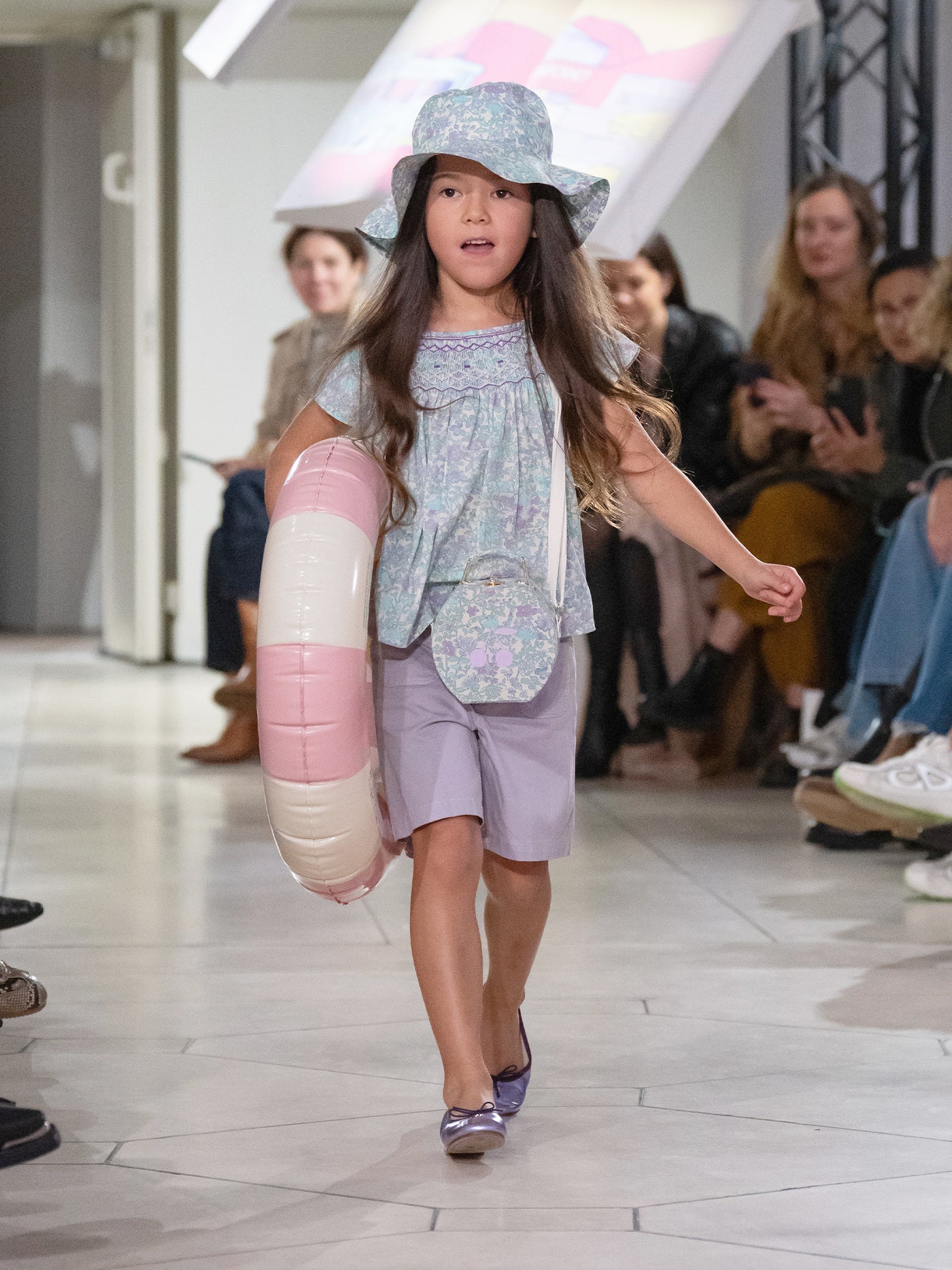 Eureka lilac organic cotton shorts