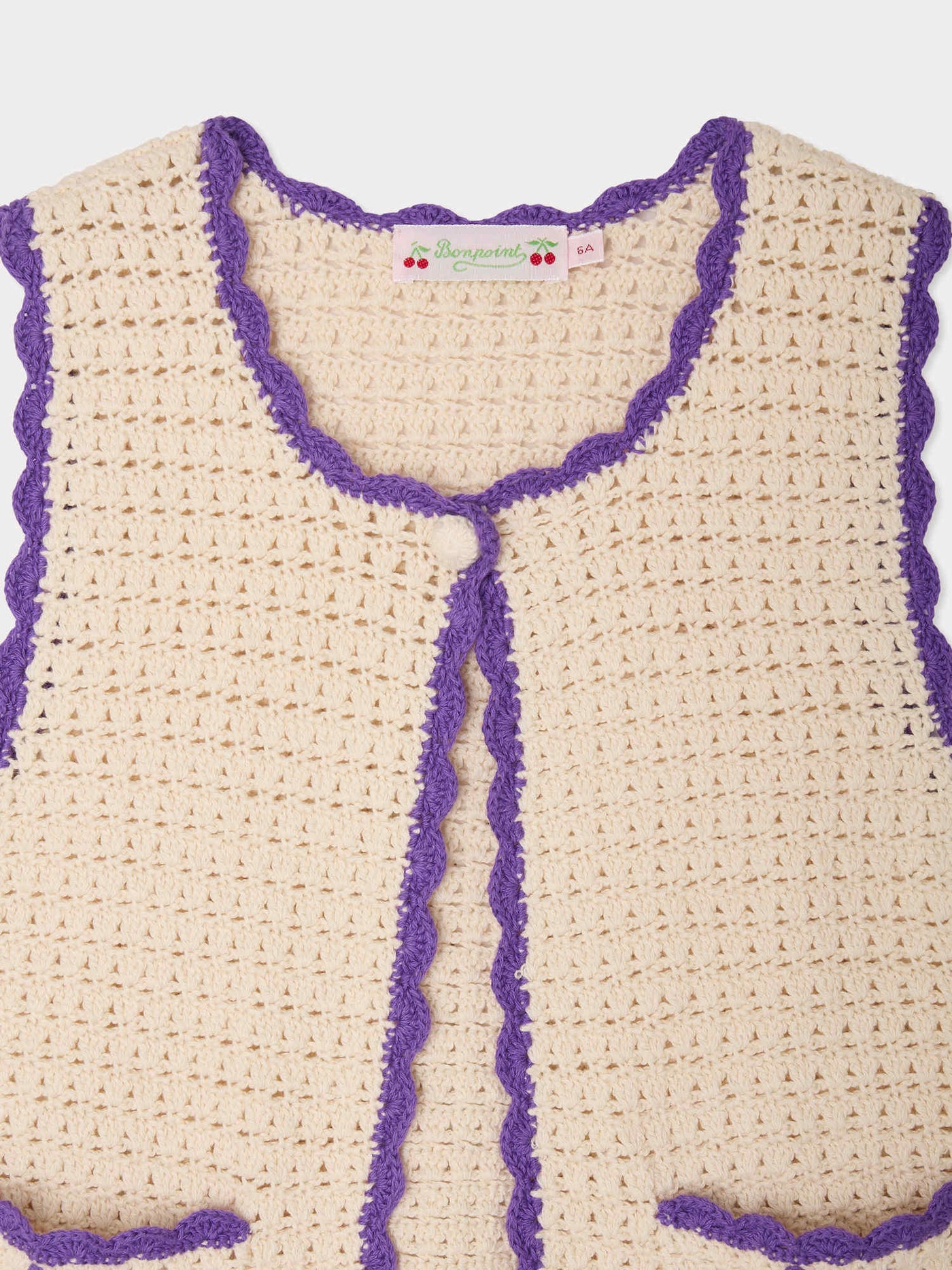 Laila hand-crocheted cardigan