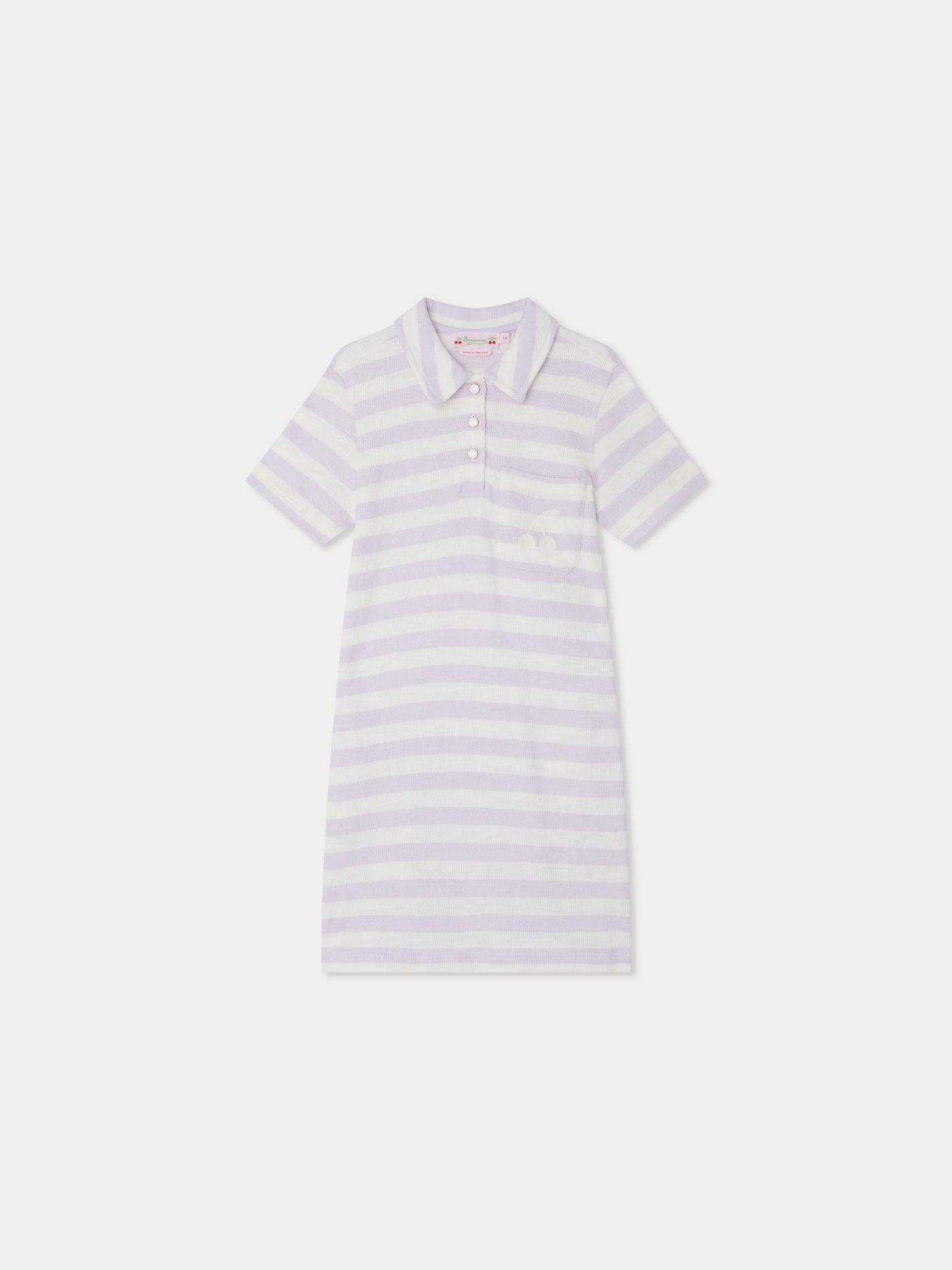 Louve knit polo dress