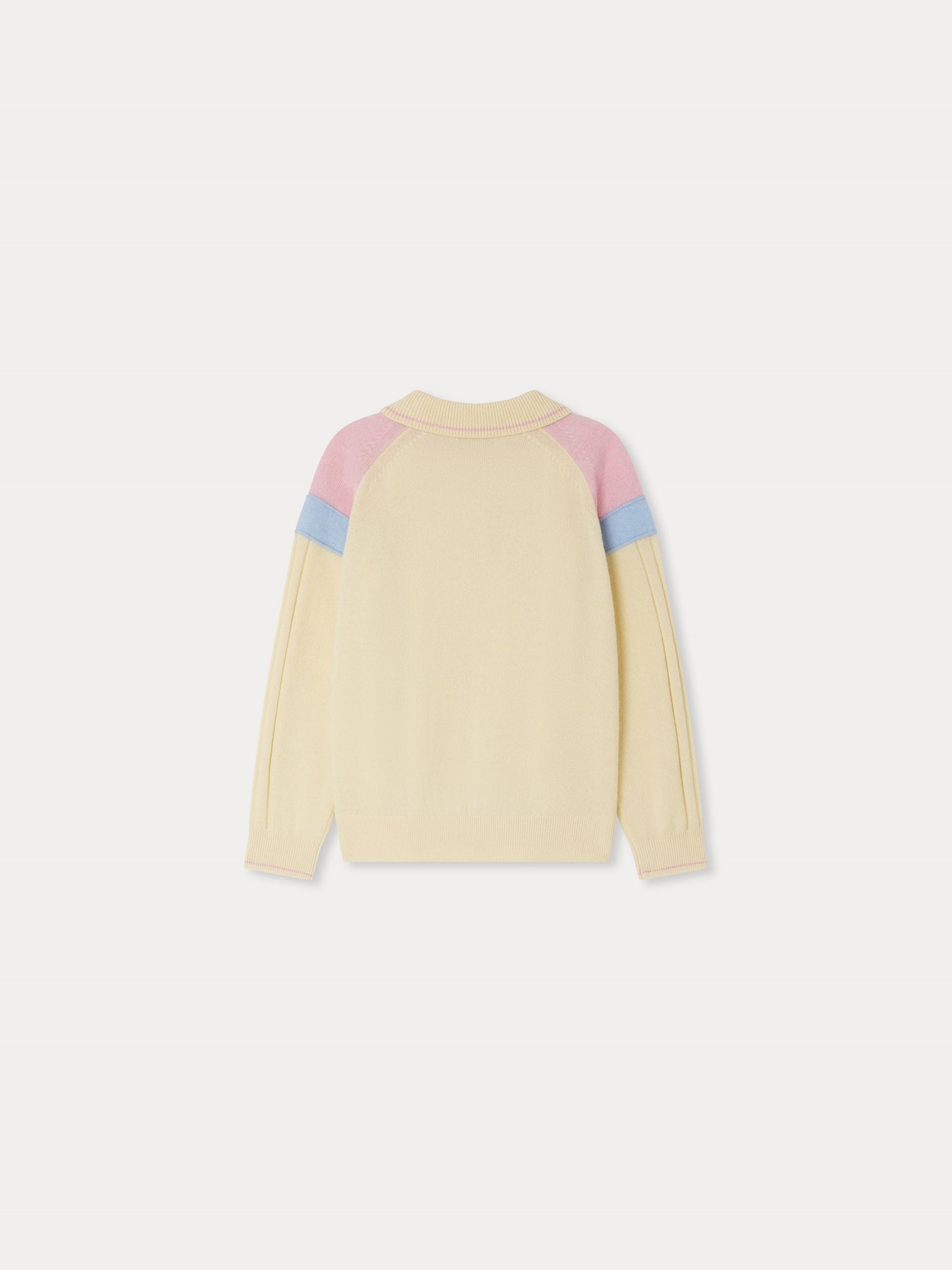 Bonpoint x Guest in Residence Lynsey color-blocked cashmere polo neck sweater