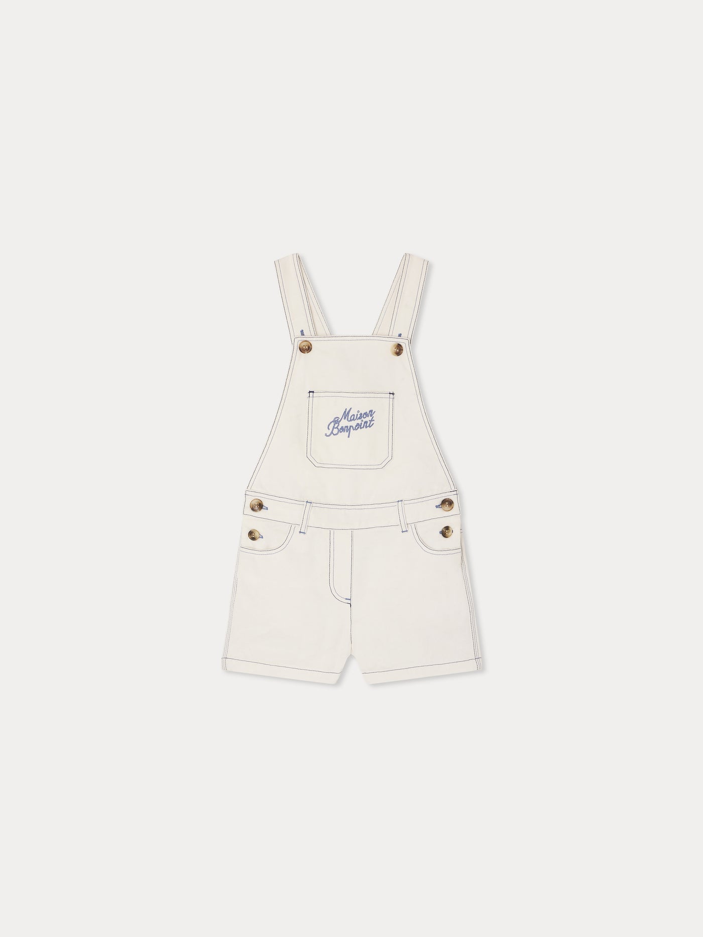 Laga short overalls in organic cotton