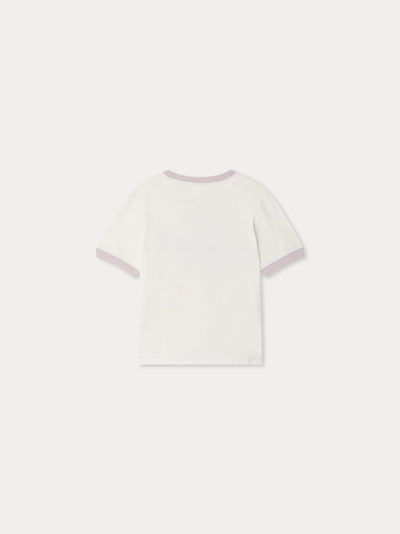 Emma T-shirt printed and embroidered with Palm Springs in organic cotton