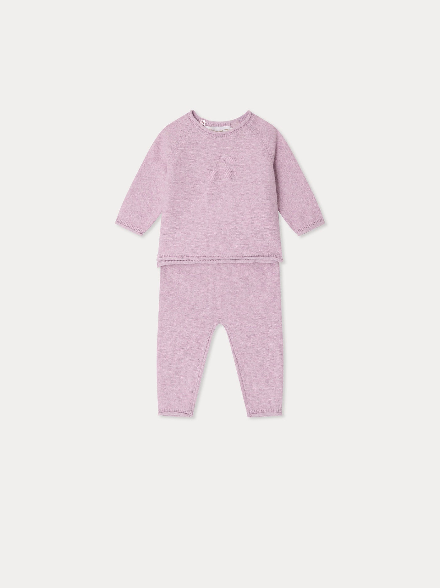Loana set in heathered organic cotton