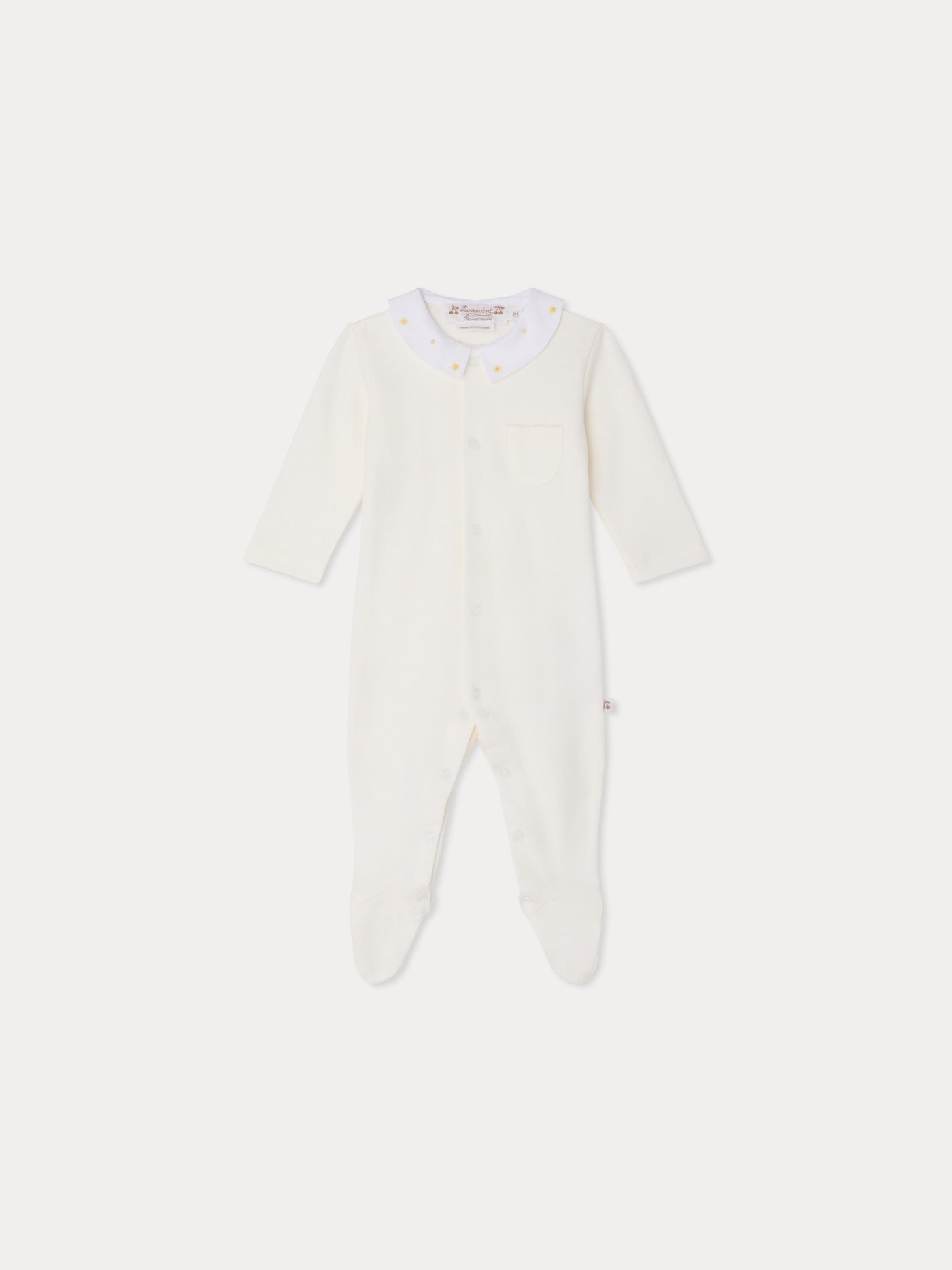 Tilouan hand-embroidered organic cotton pyjamas