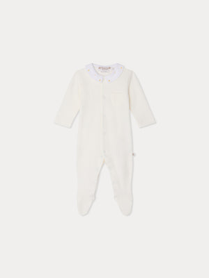 Tilouan hand-embroidered organic cotton pyjamas