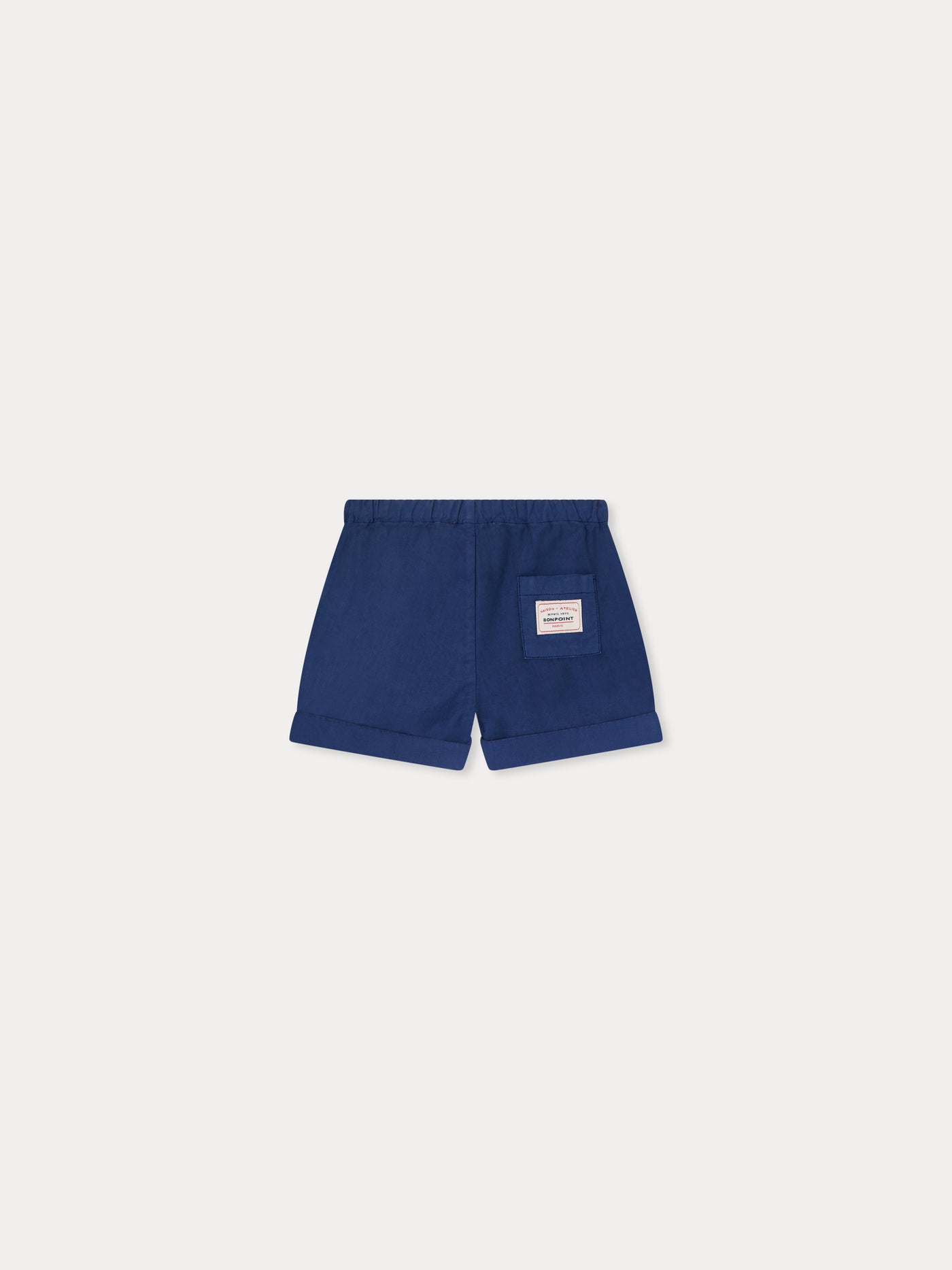 Ecady roll-up shorts in organic cotton