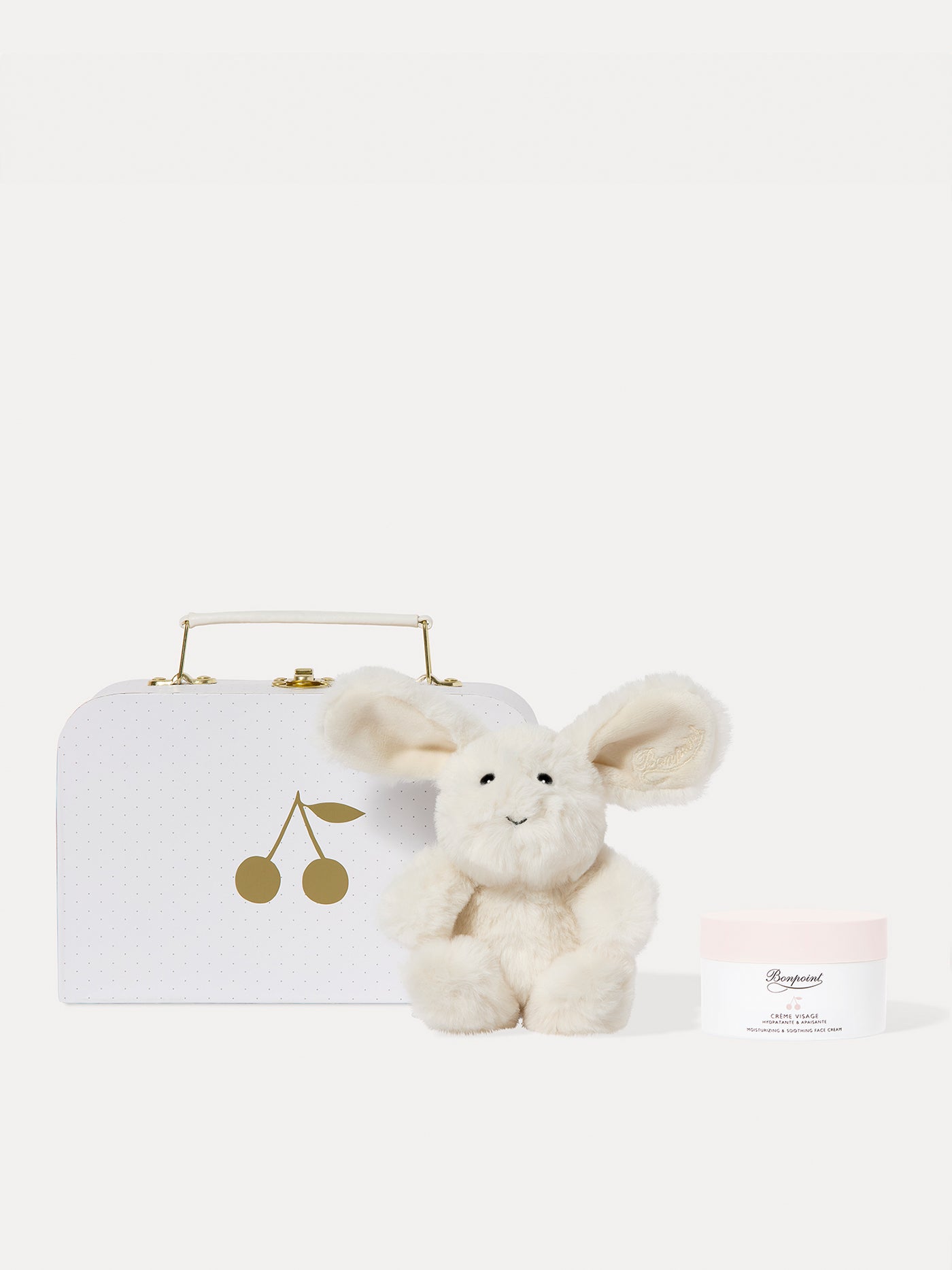 Skincare suitcase - "Gold polka dots" edition