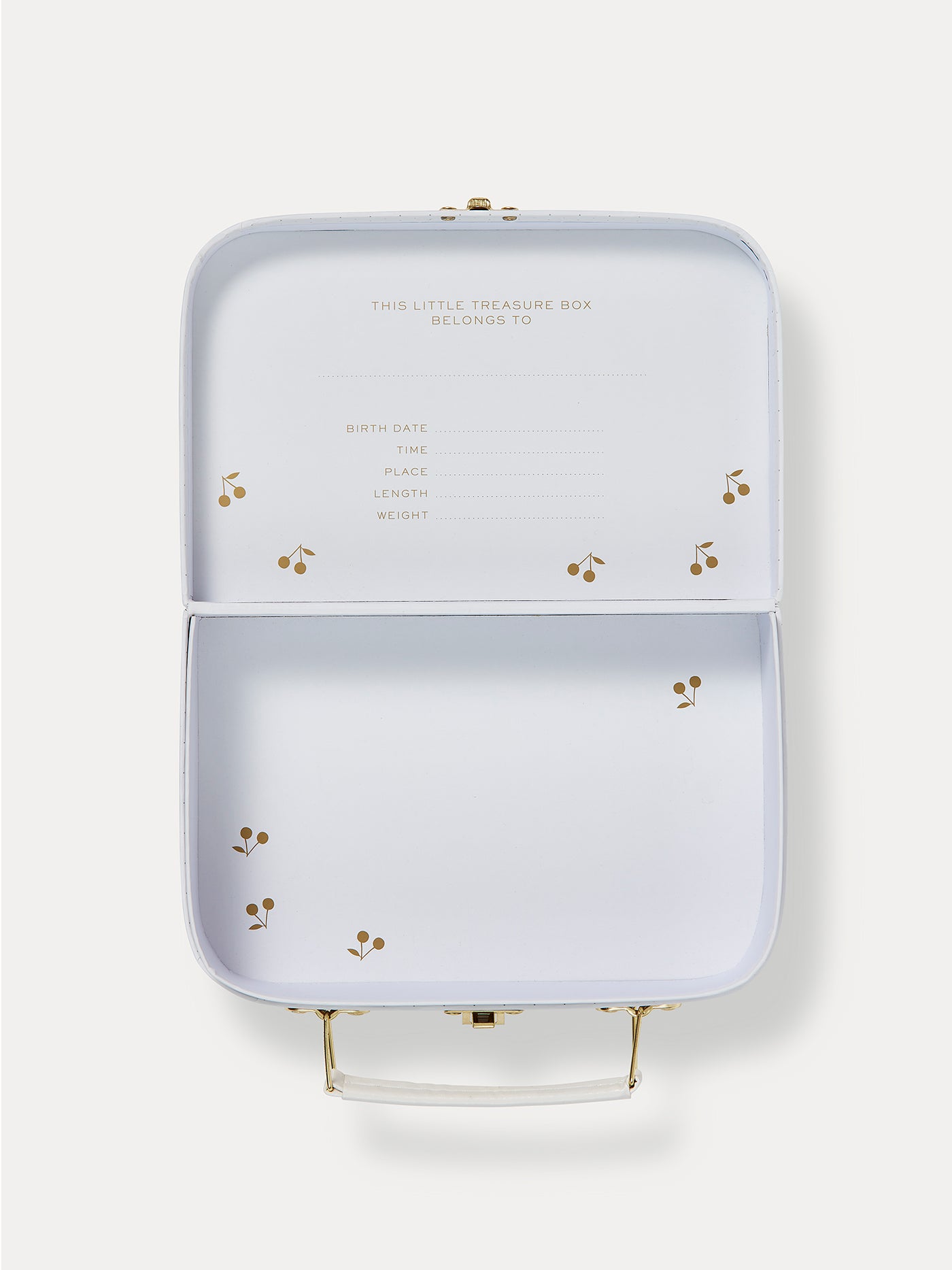 Skincare suitcase - "Gold polka dots" edition