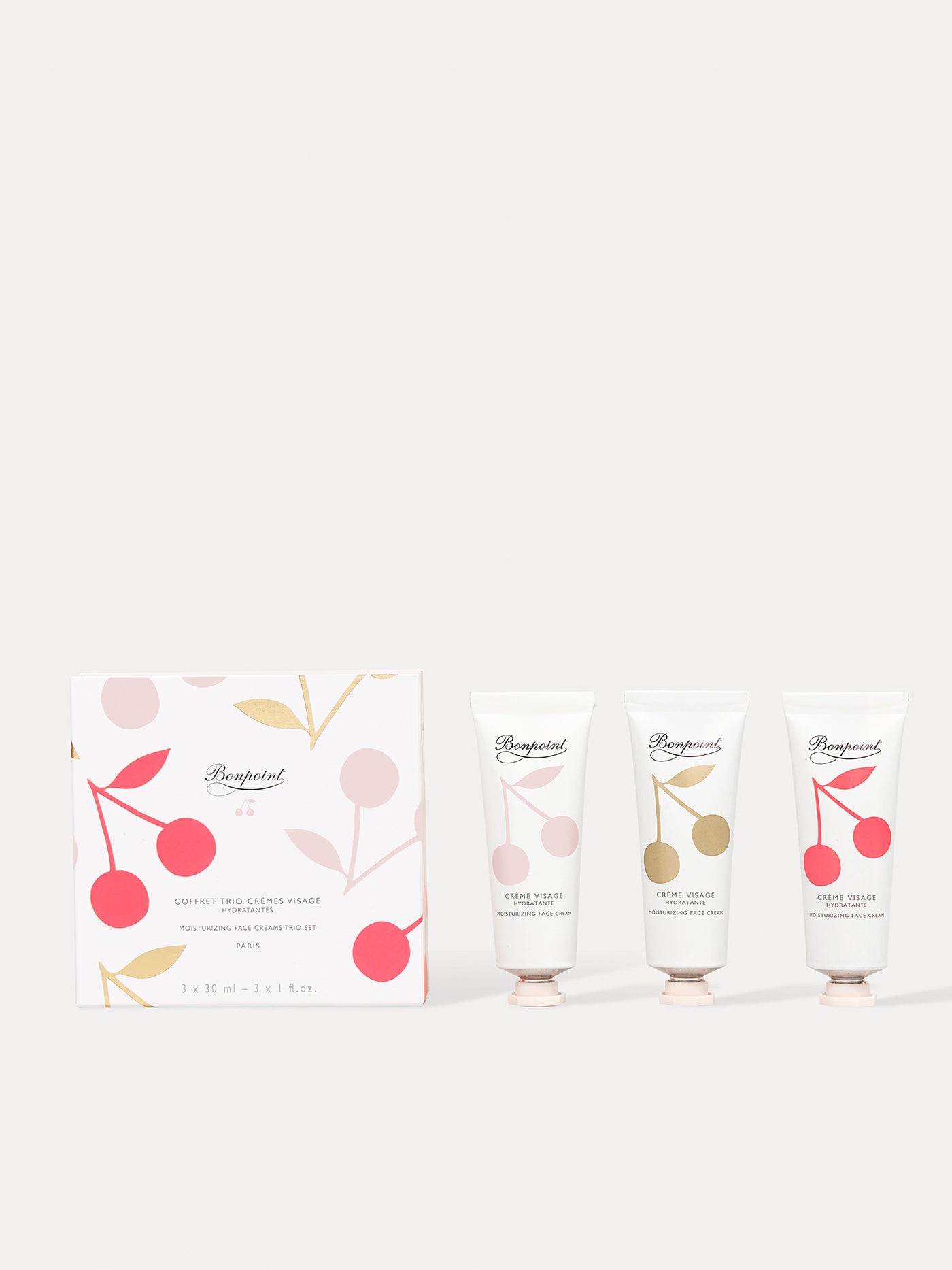 Moisturizing face creams trio set