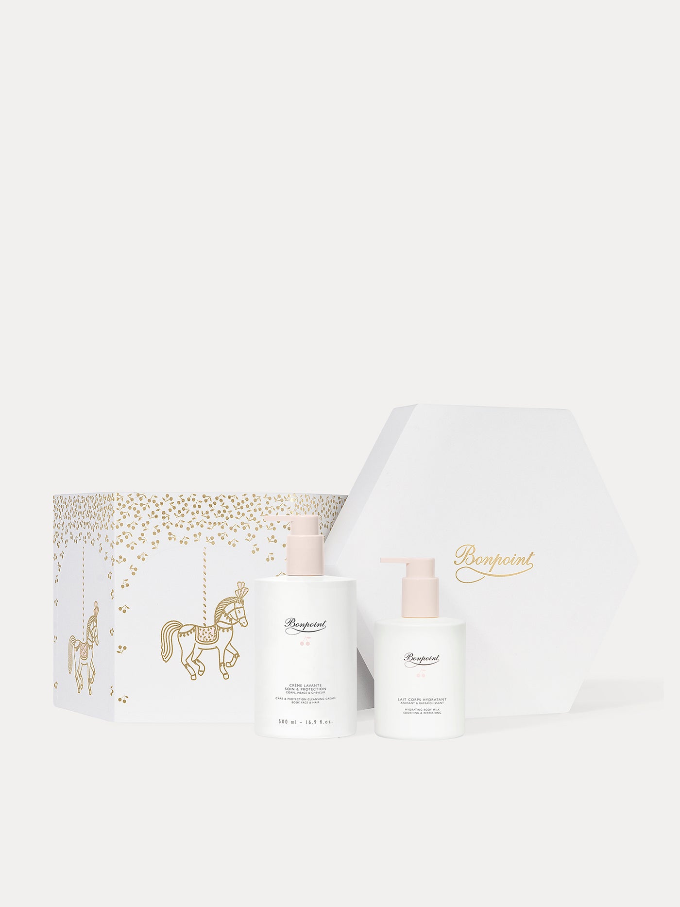 The Christmas Carousel – XL Cleansing Cream & Body Milk Duo