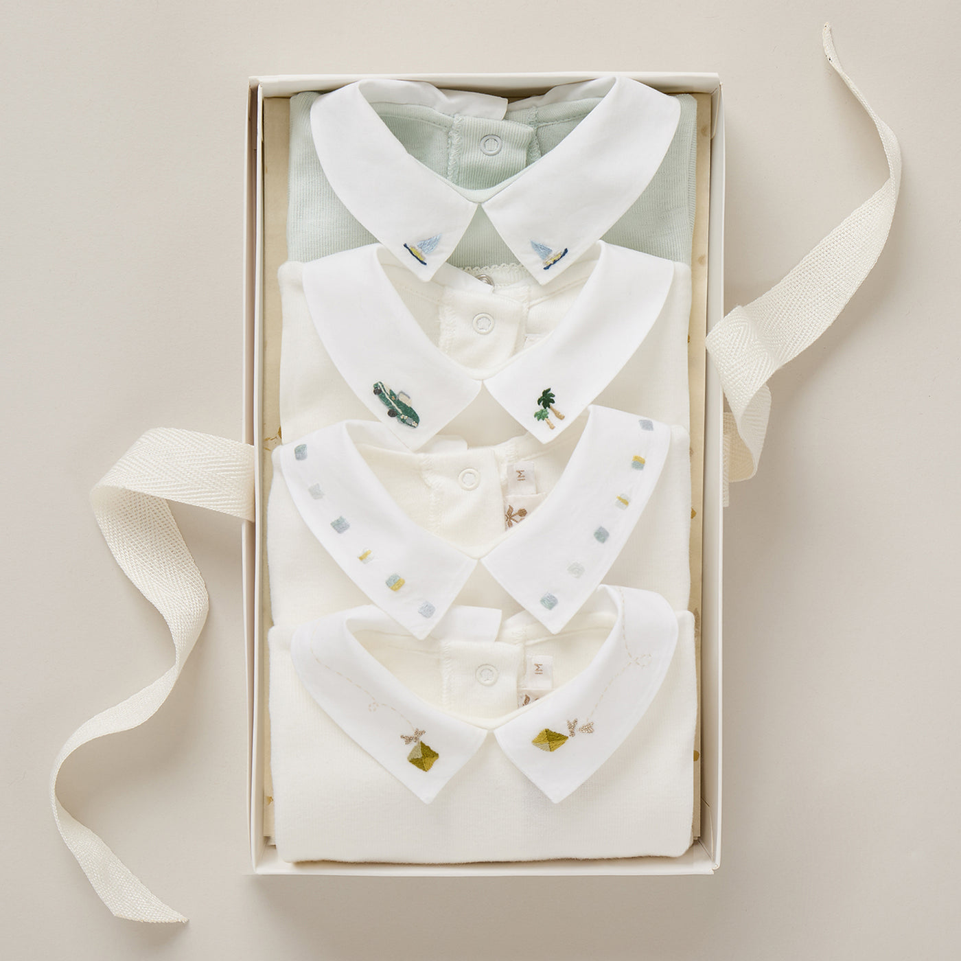 THE EMBROIDERED COLLAR BODYSUIT