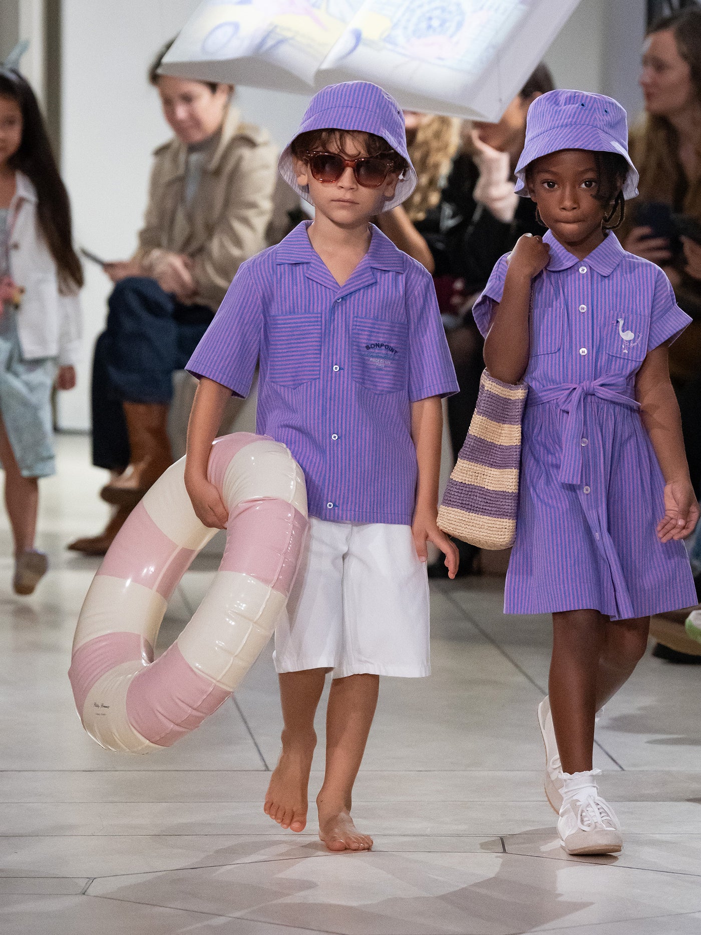 Boys' Look Cruise Collection 2026 - Purple Striped Shirt