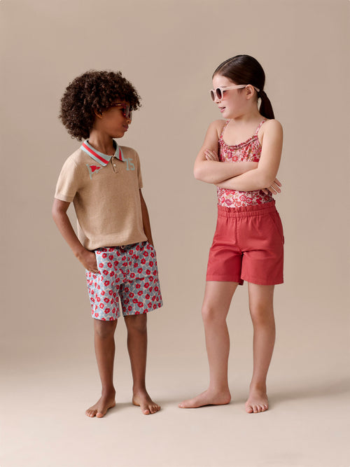 Leslie shorts in grenadine organic cotton