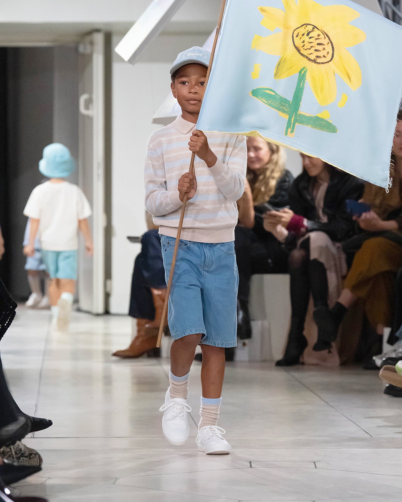 Bonpoint x Guest in Residence Boys' Look - Striped Cashmere Sweater
