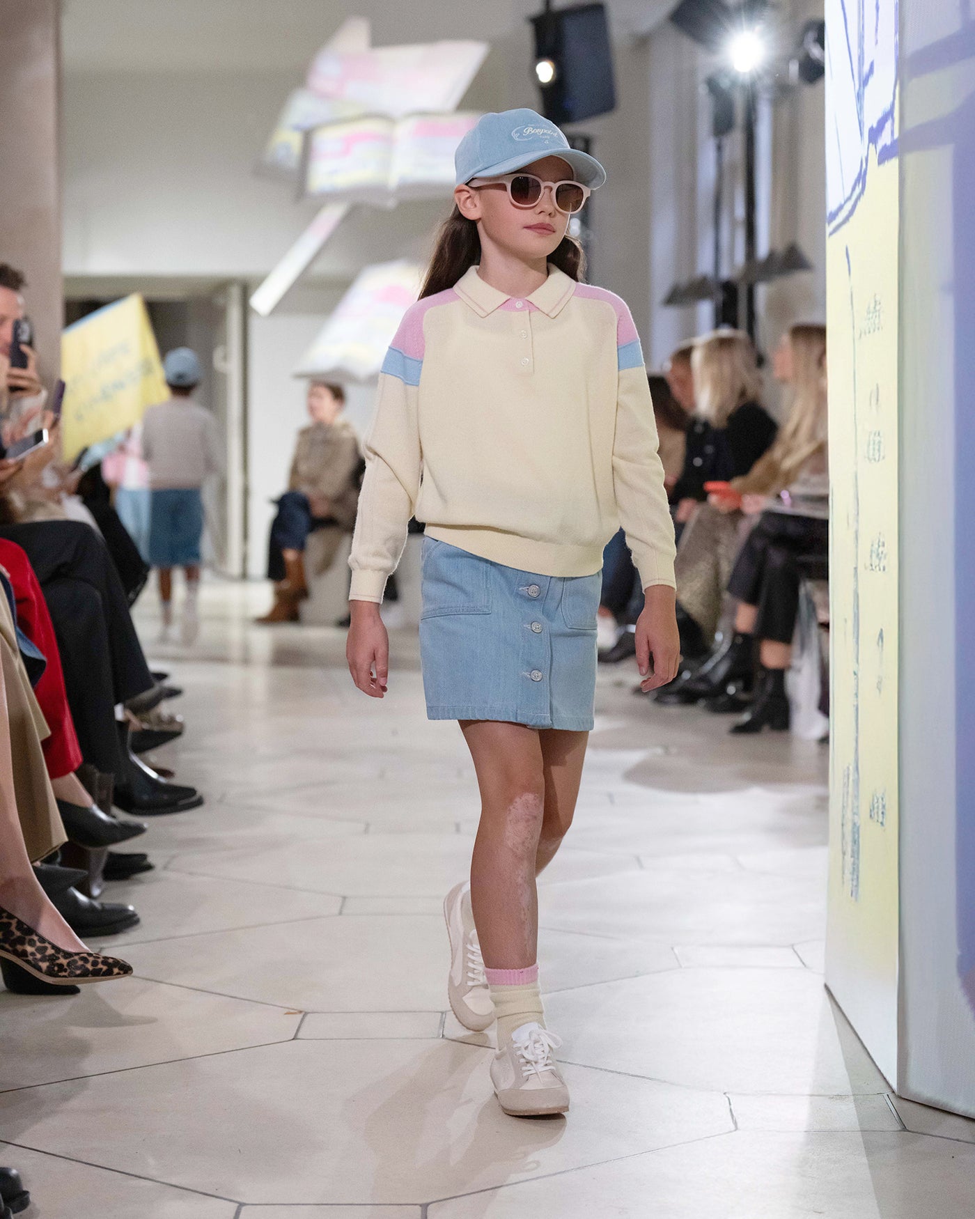 Bonpoint x Guest in Residence Girl's Look - Cashmere Polo Sweater