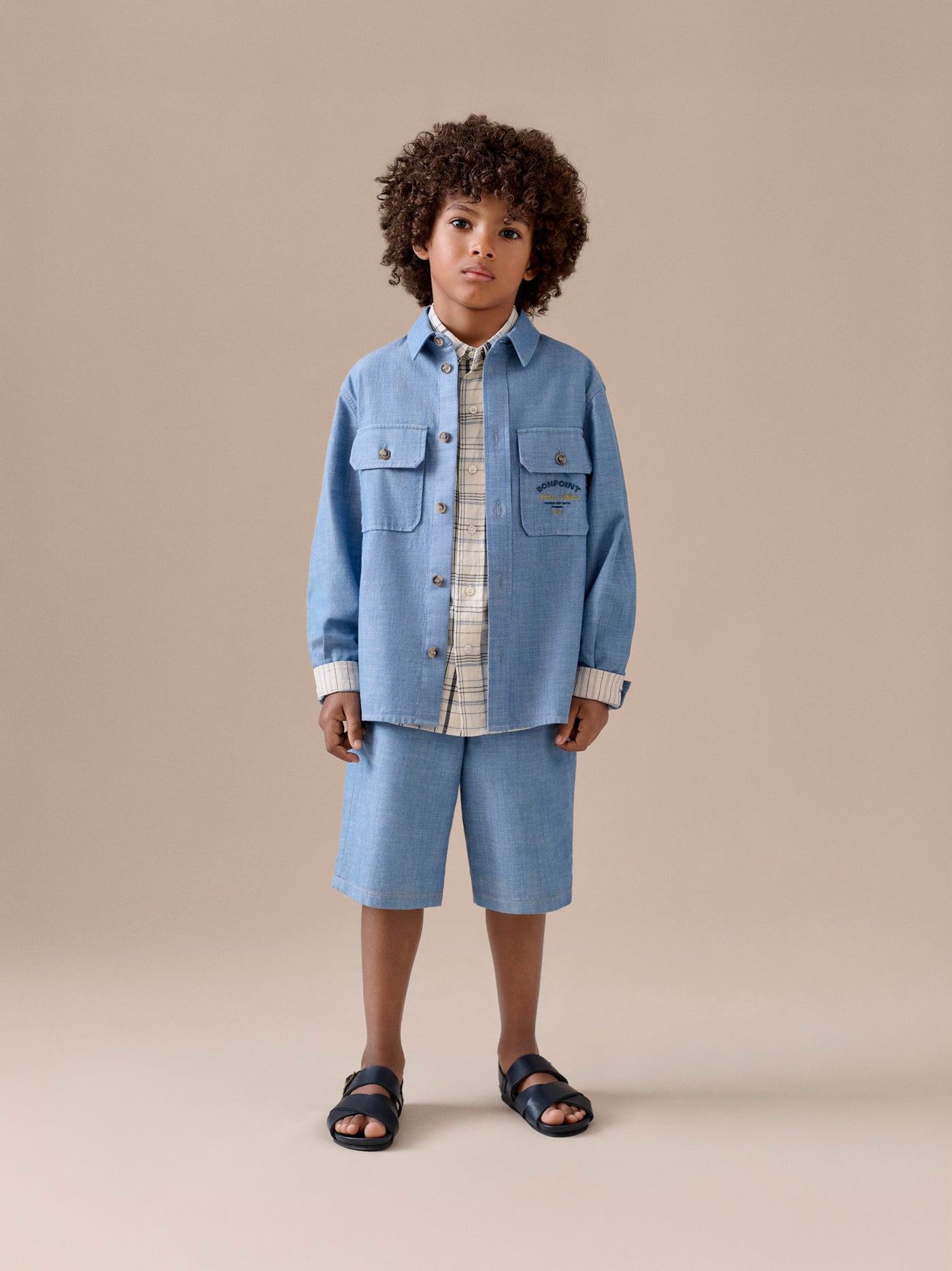 Elgar shorts in organic cotton chambray