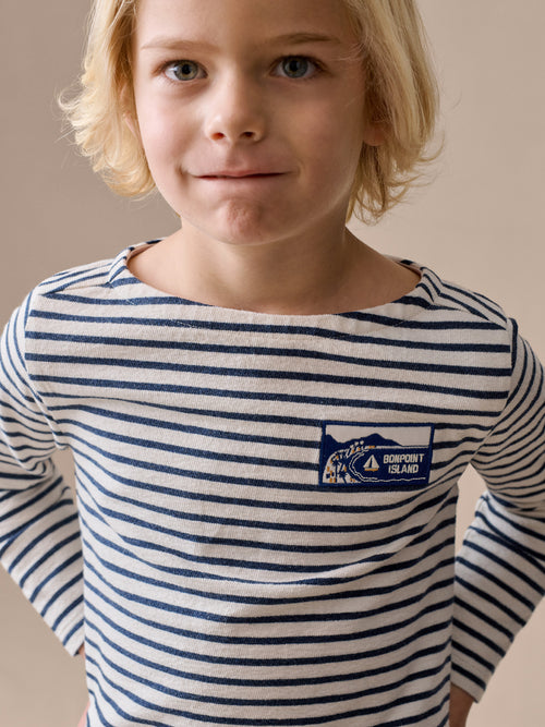 Baudelaire boat neck T-shirt