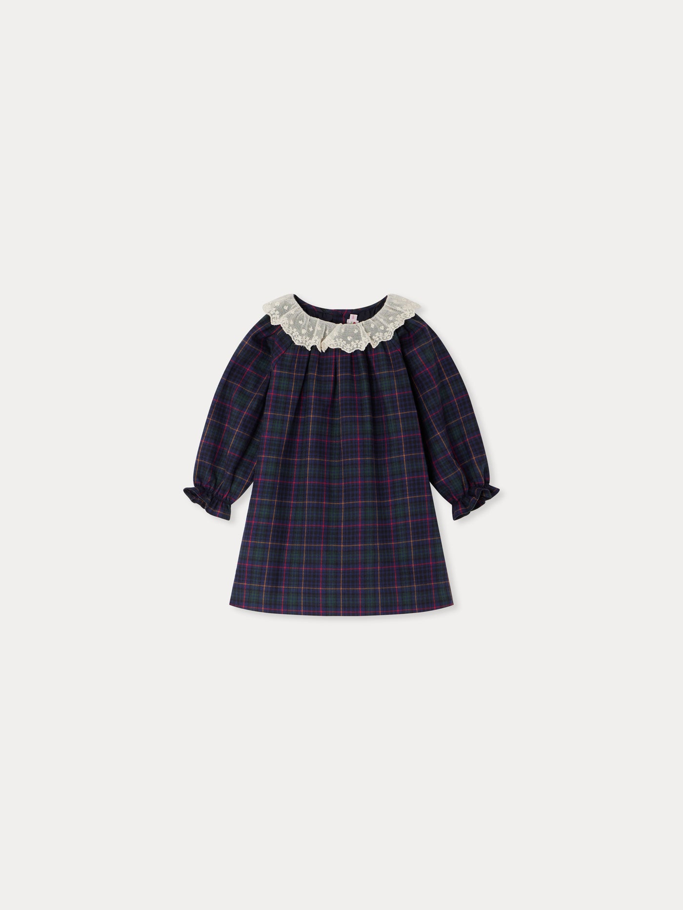 Teale checkered dress