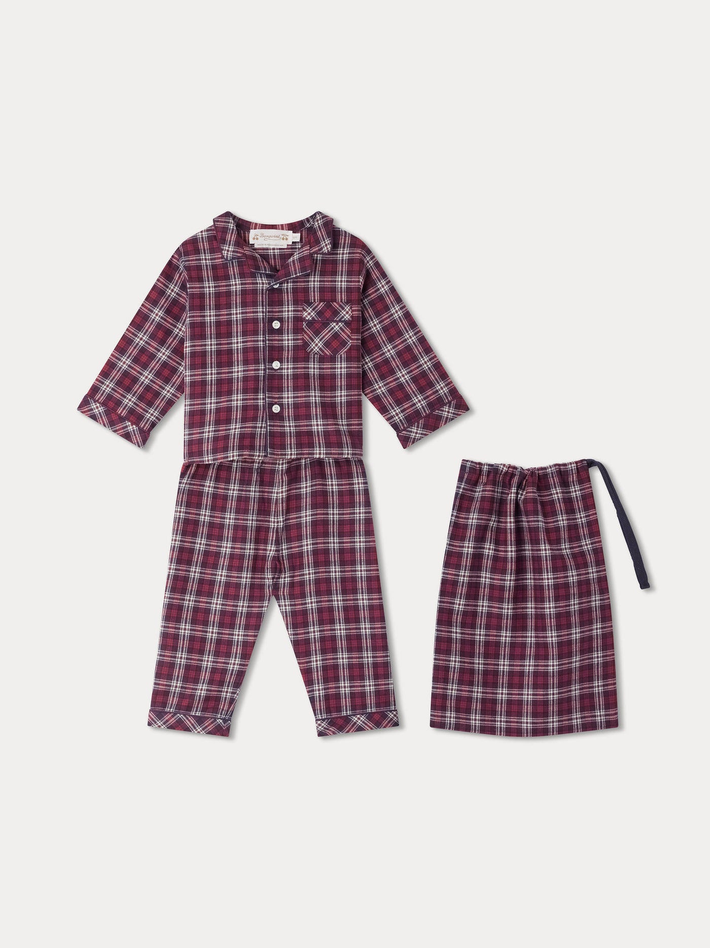 Badinerie checkered pyjamas