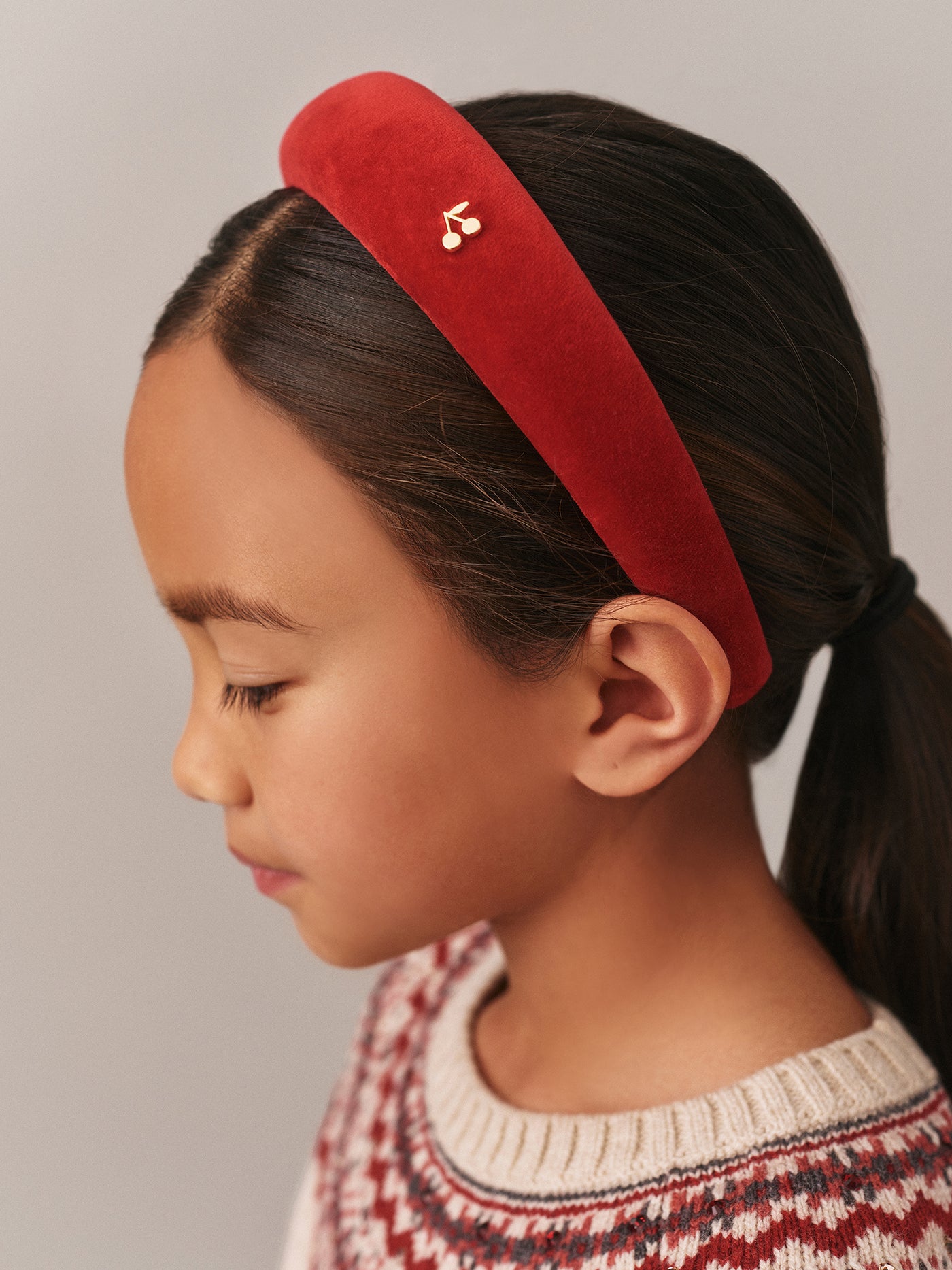 Tamye red velvet headband