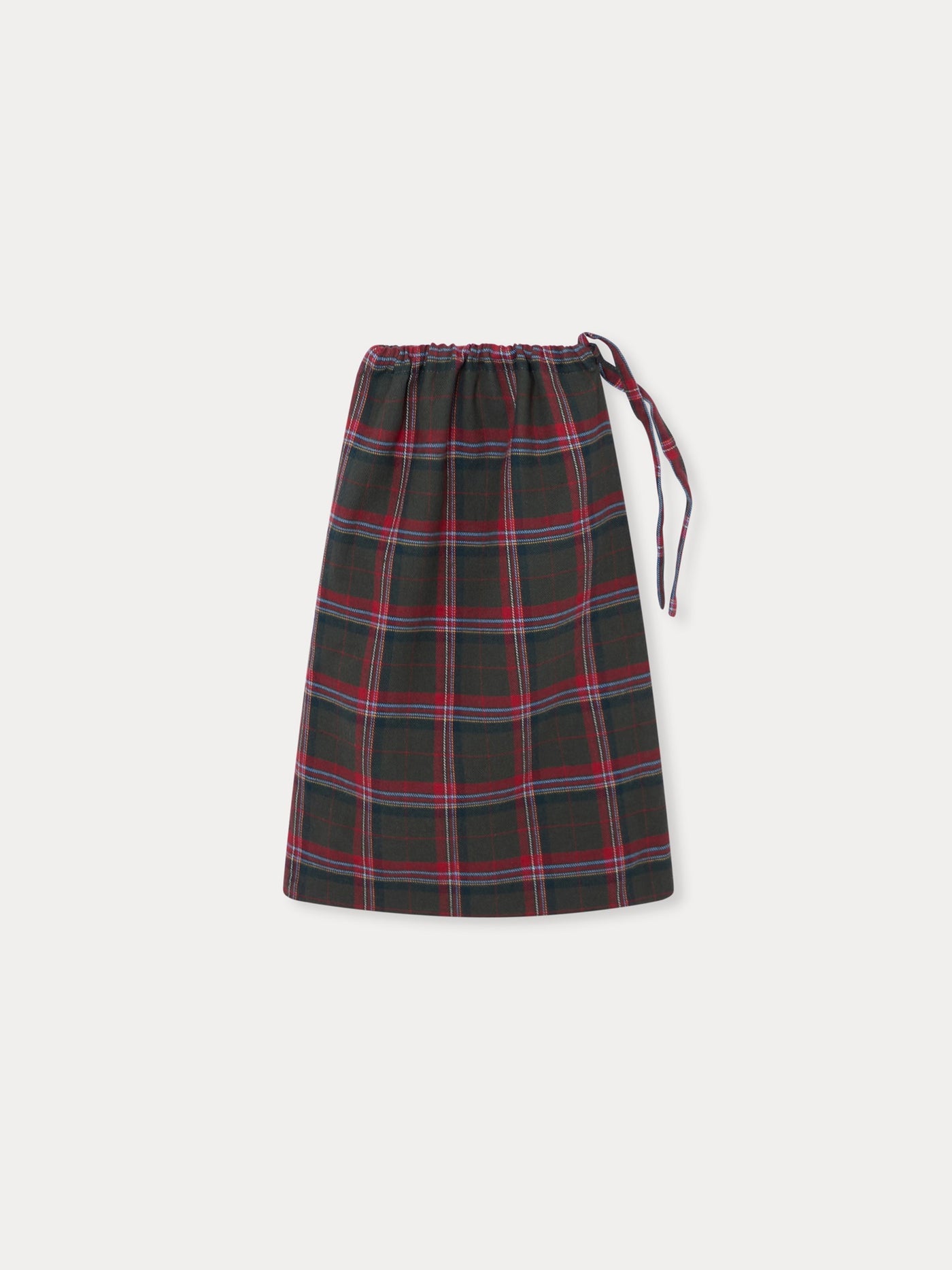 Joan two-piece organic cotton plaid pajamas