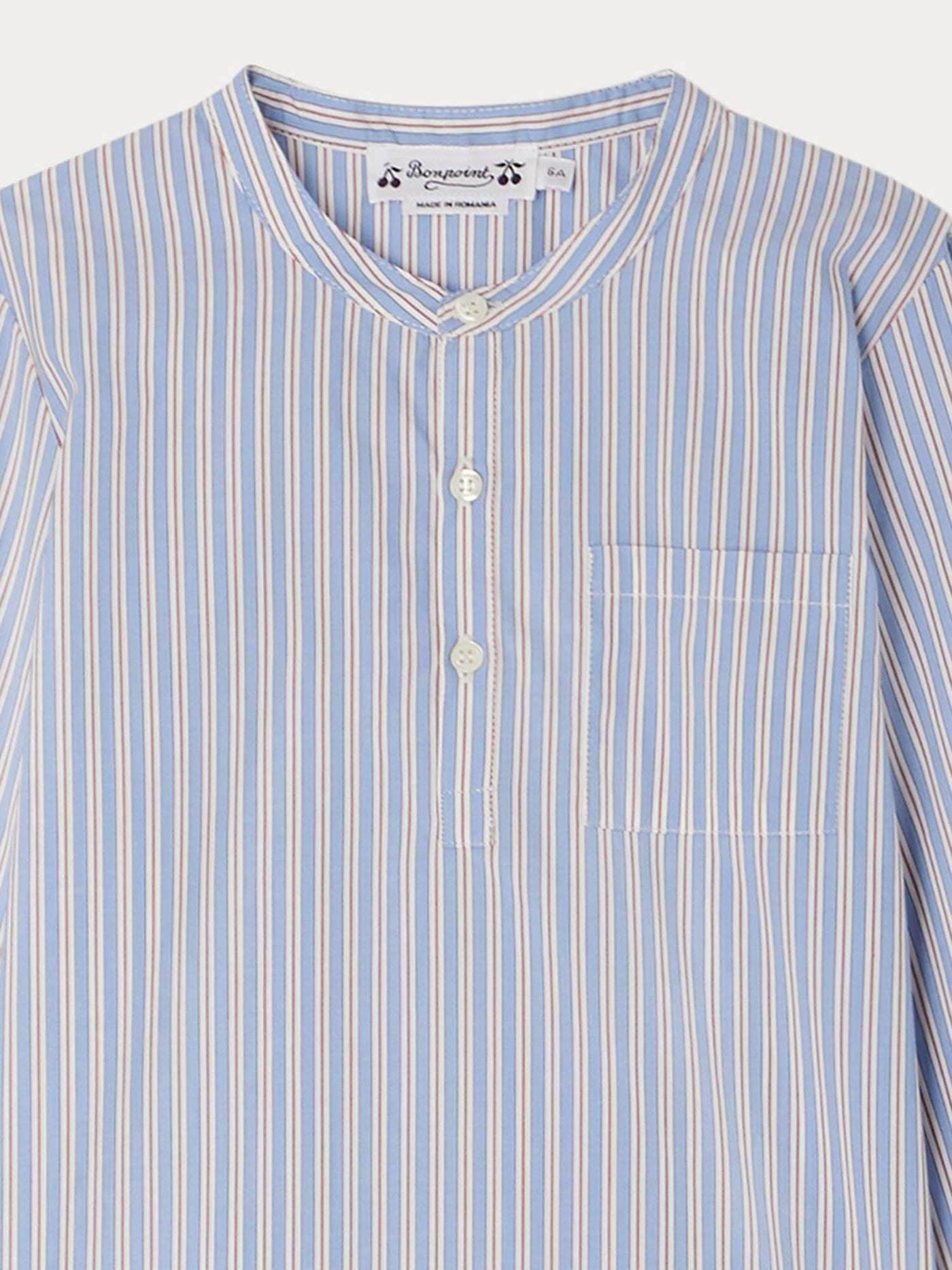 Artiste shirt with blue stripes