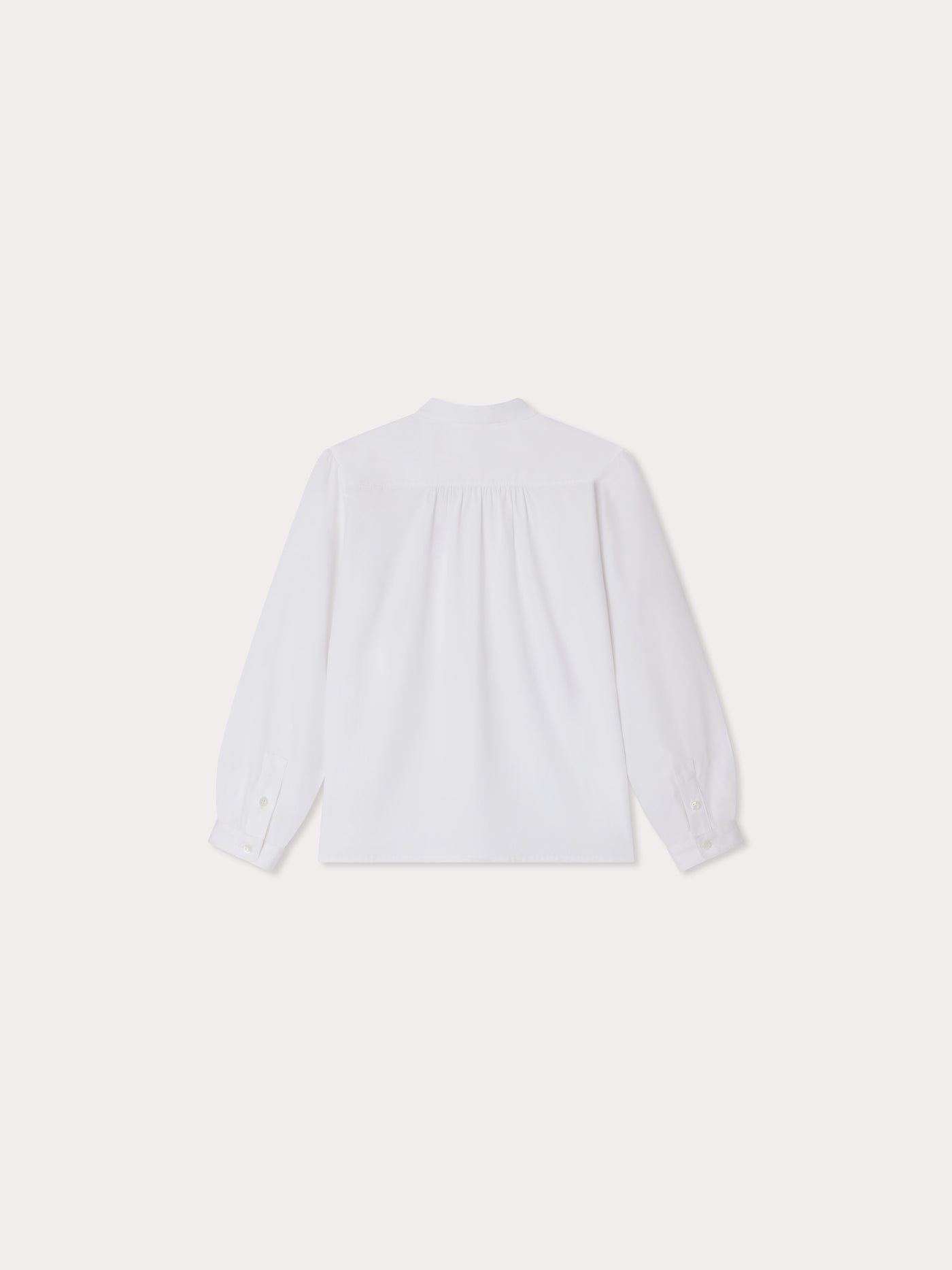 Ebora blouse with honeycomb bib