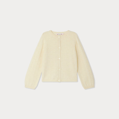 Jorna cardigan with decorative stitching