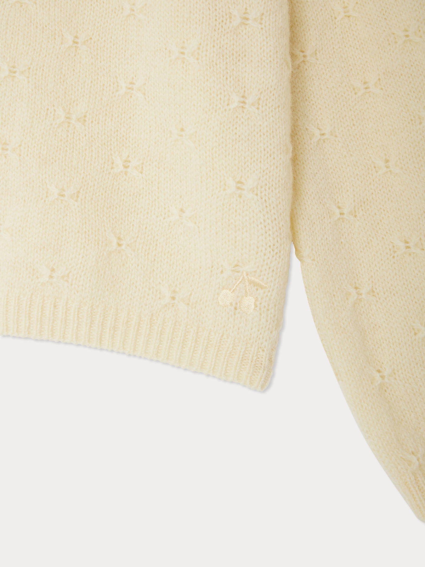 Jorna cardigan with decorative stitching