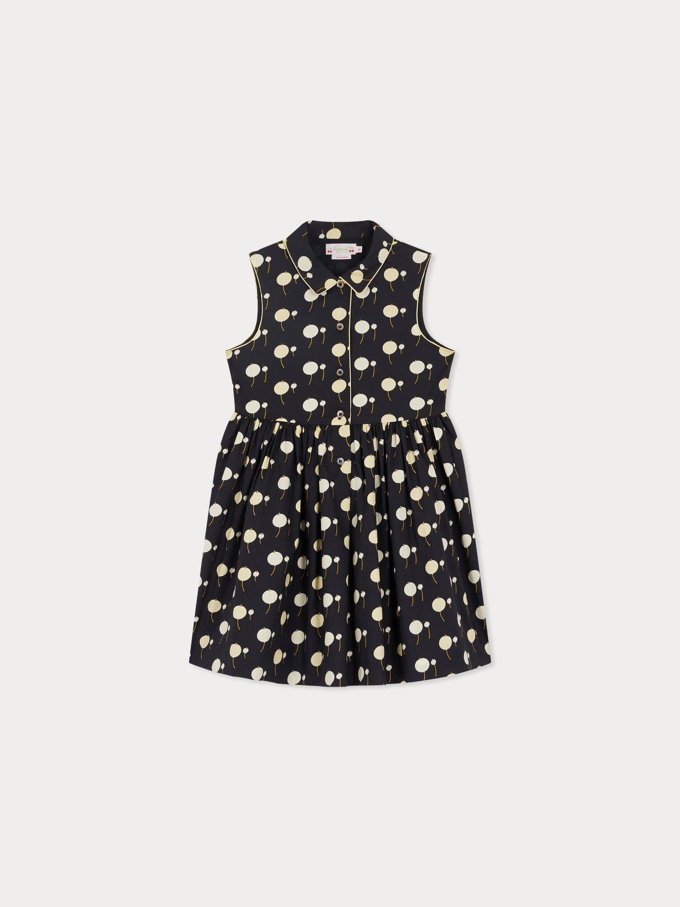 Anne organic cotton cherry print dress