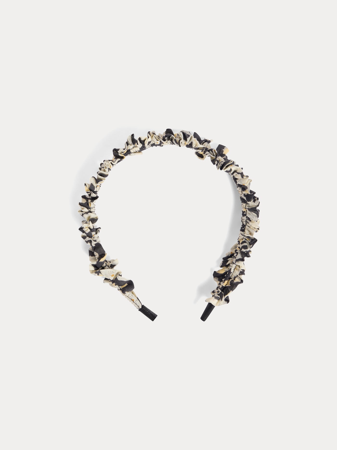 Jovie headband in black Liberty fabric in organic cotton
