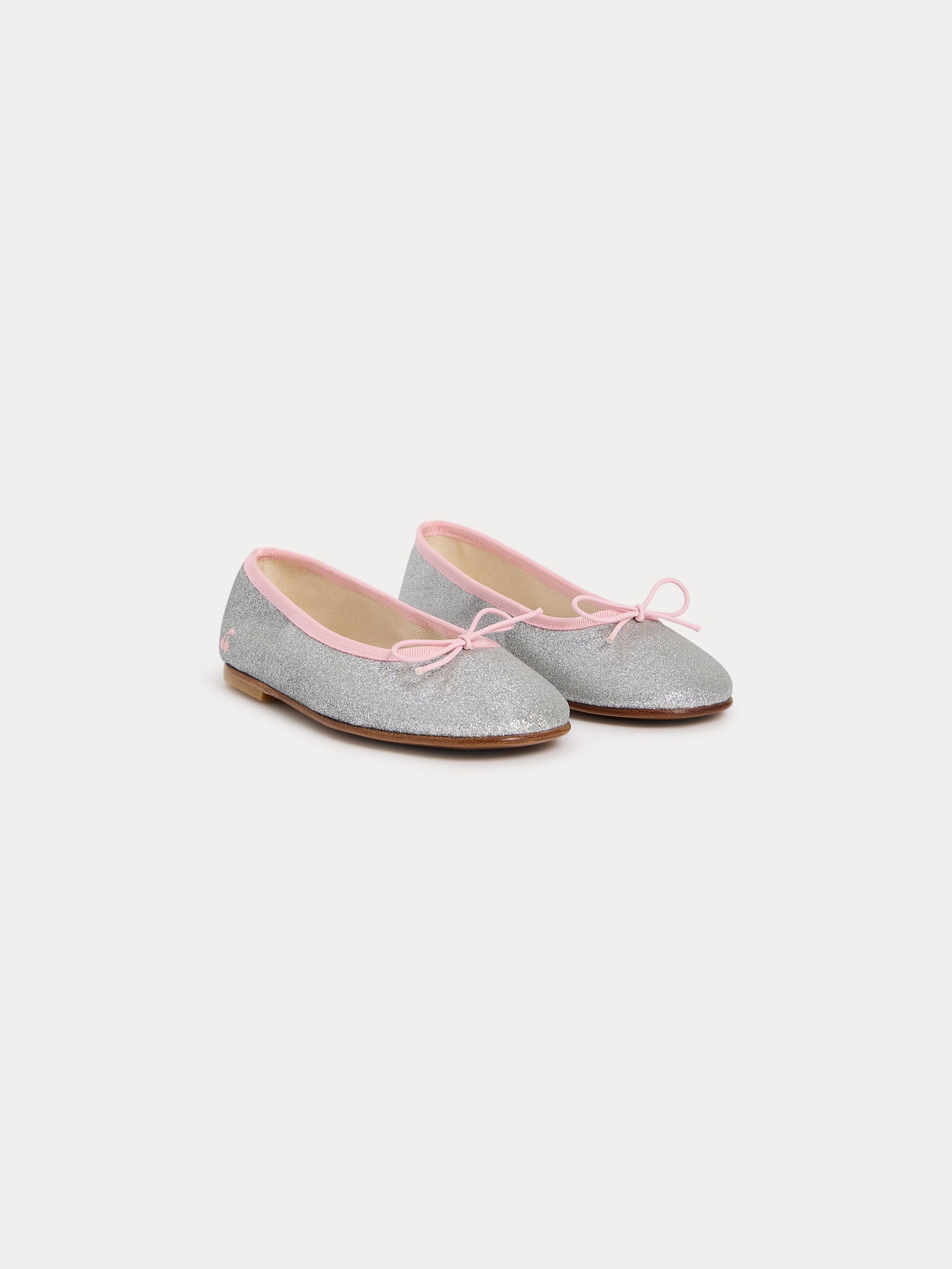 Lisa ballerina flats with silver sequins