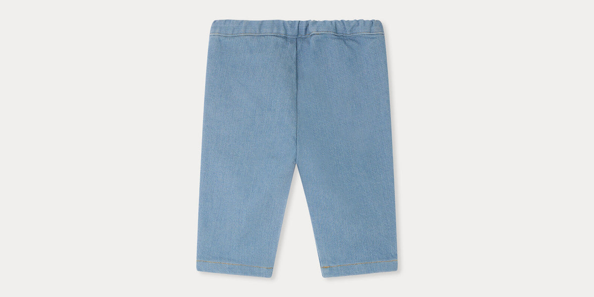 Thursday baby denim trousers in organic cotton • Bonpoint