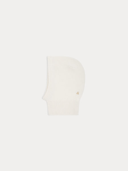 Babies' balaclava milk white