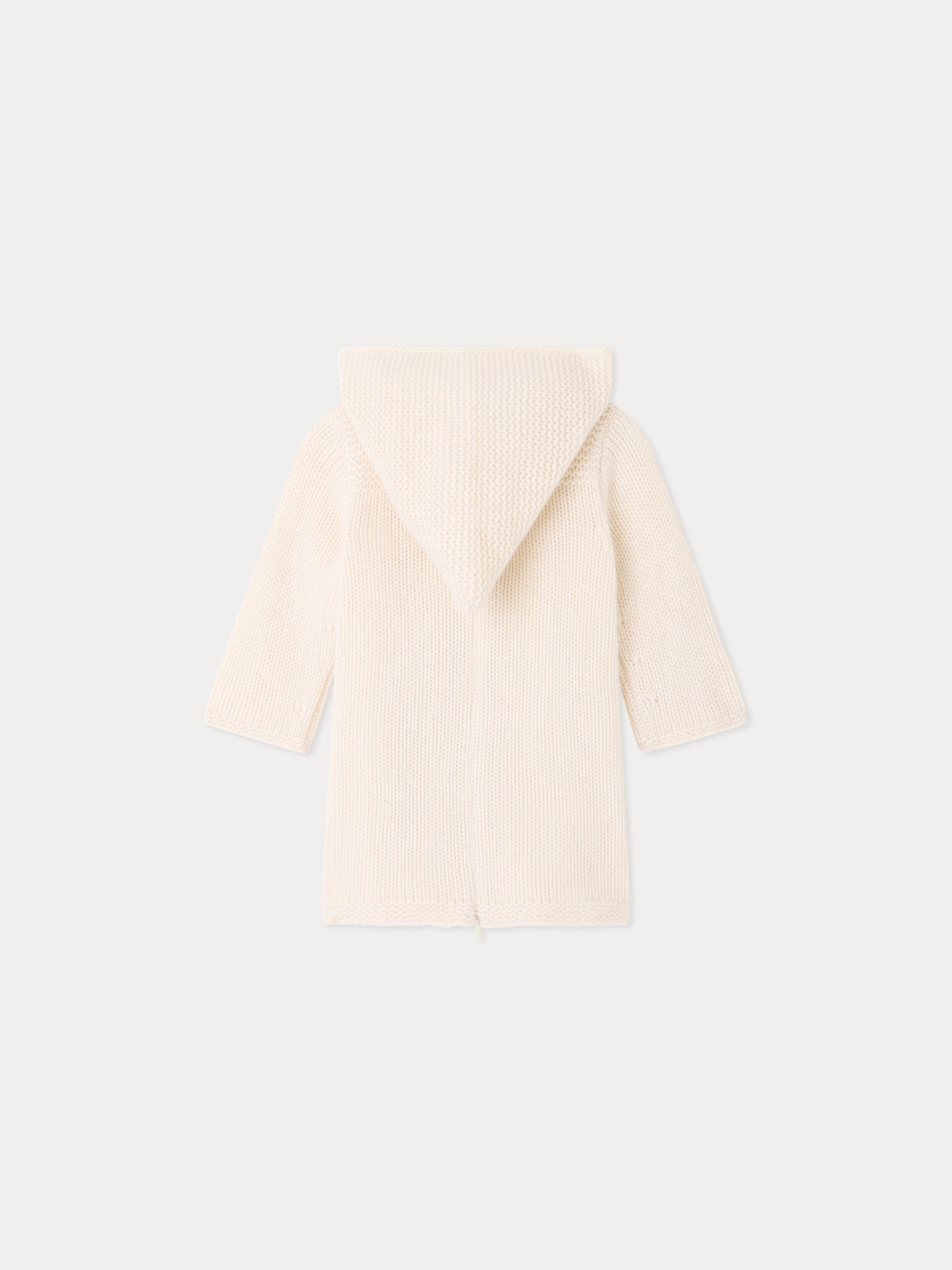 Cashmere Burnoose for Baby milk white