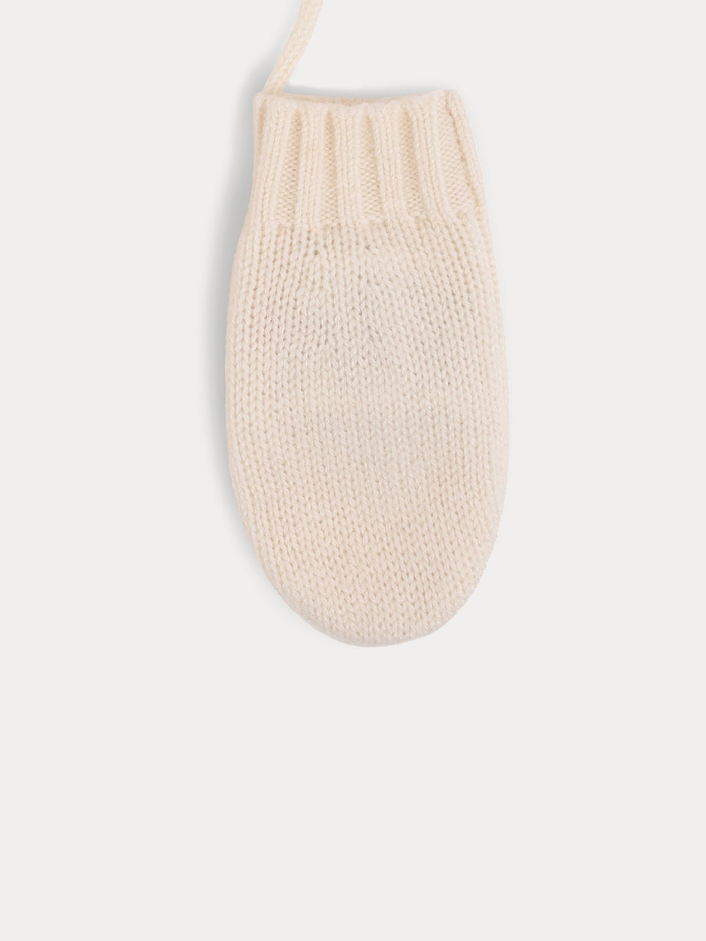 Babies' mittens milk white