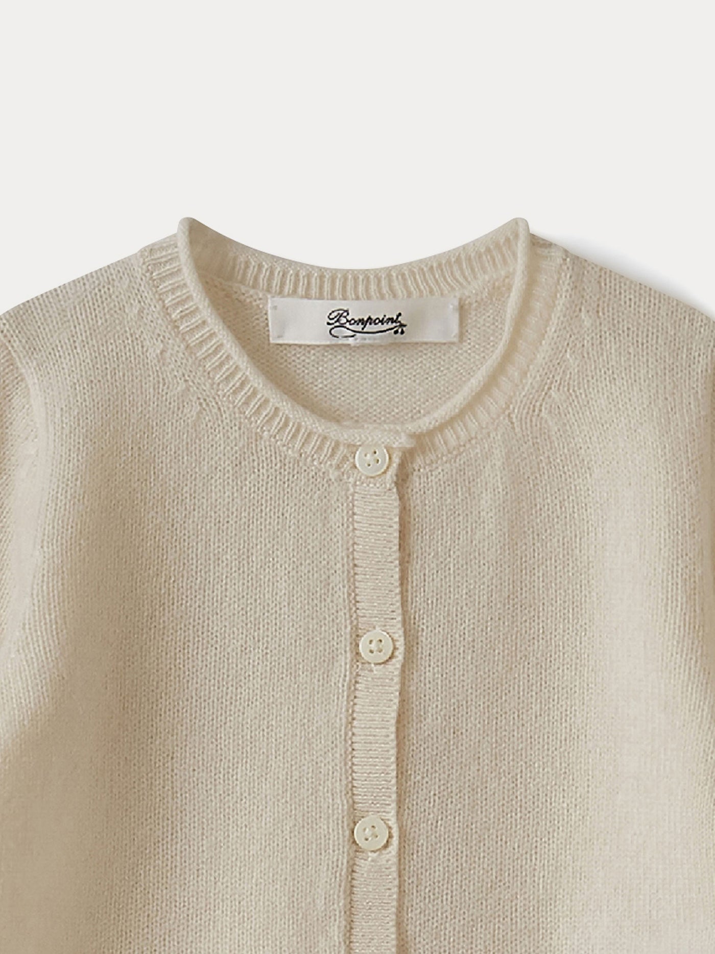 Baby Cashmere Cardigan milk white