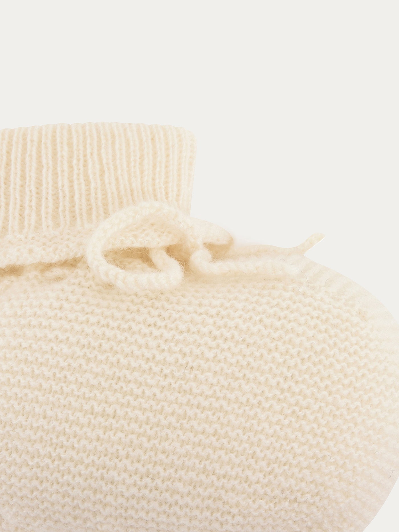 Baby Cashmere Booties milk white