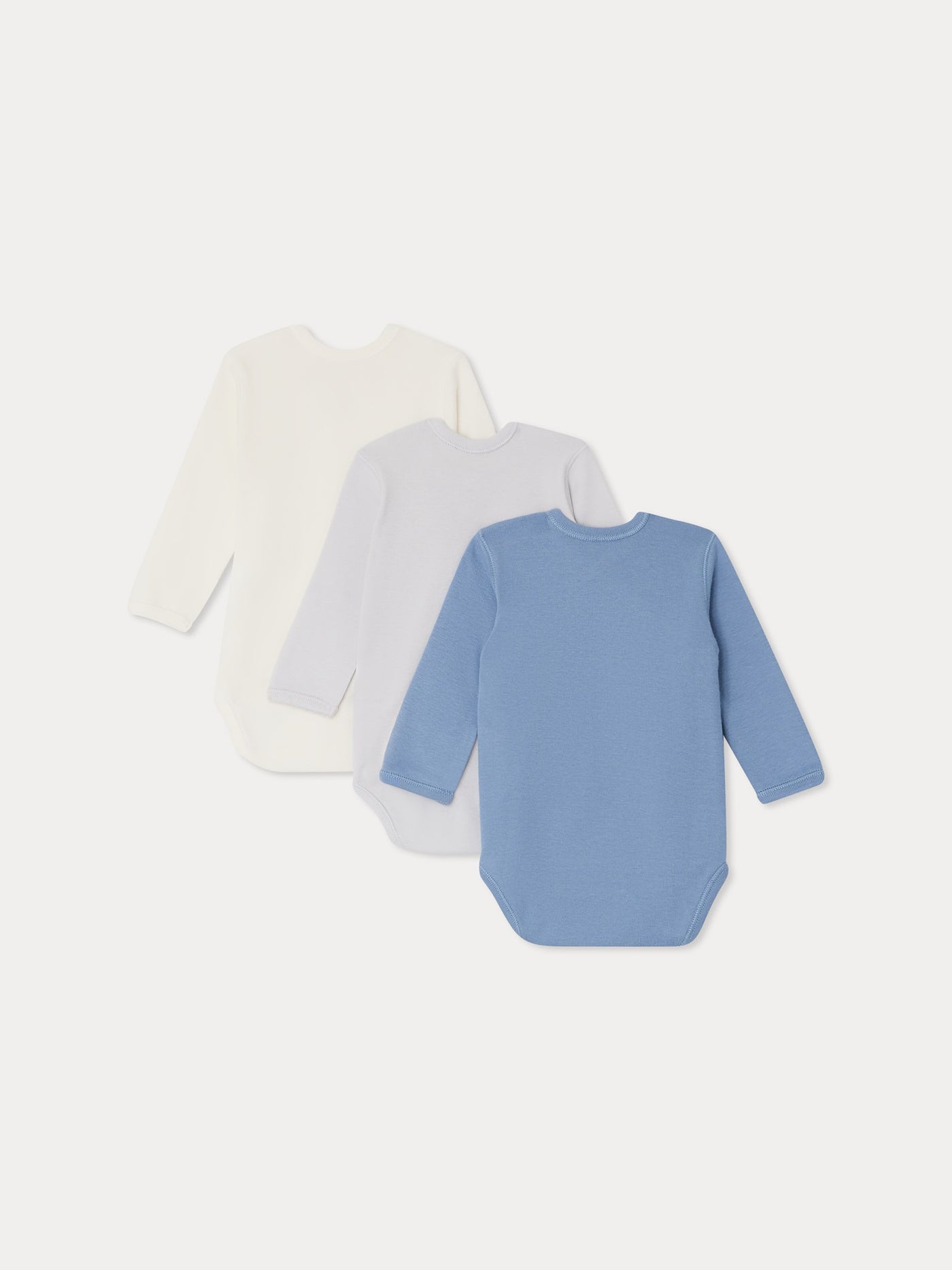 Lot of 3 bodysuits sky blue