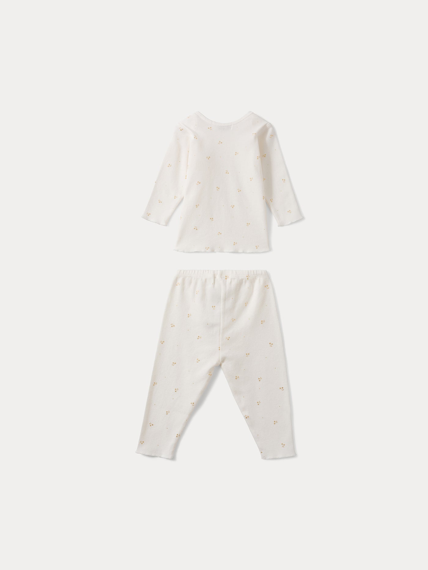 Babies' two-piece pajamas set gold