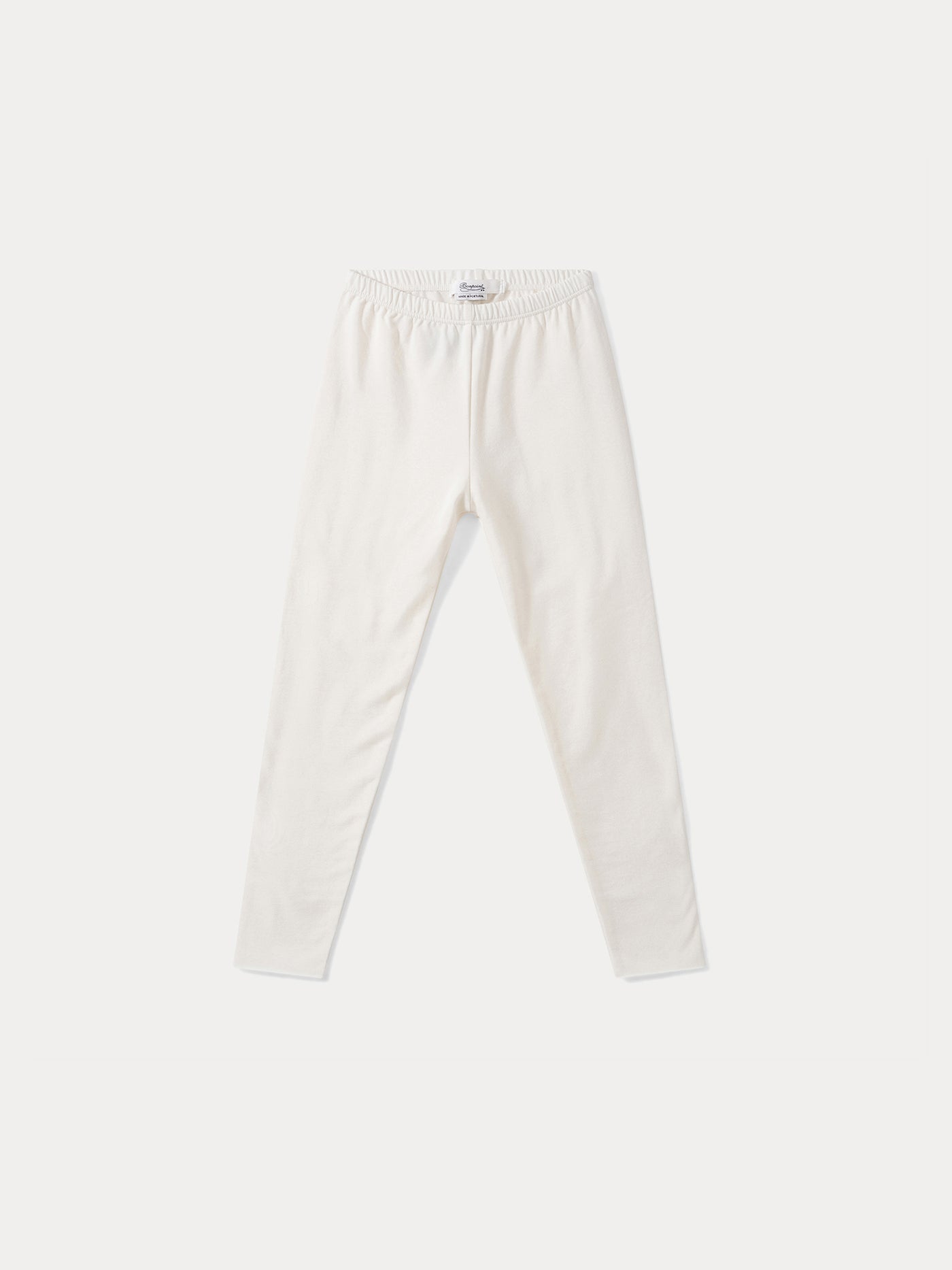 Plain leggings milk white