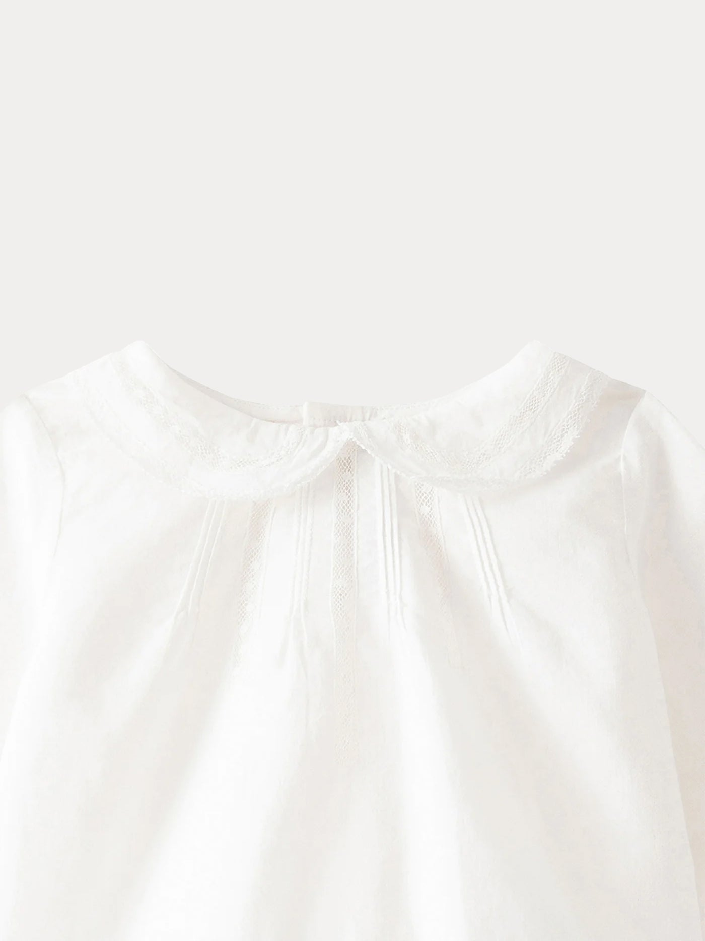 Baby Cotton Voile Blouse milk white