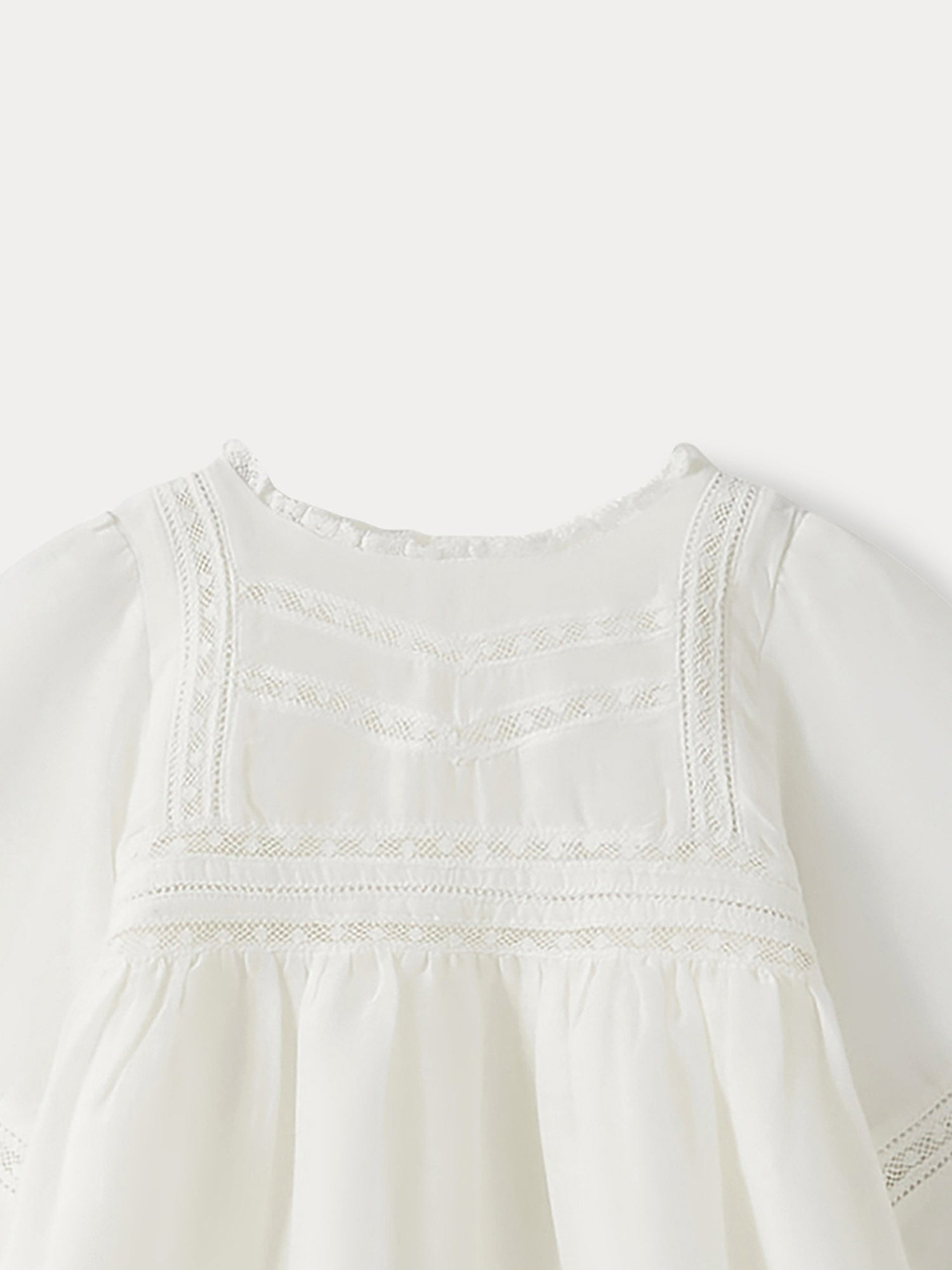 $349 Bonpoint shops white cotton Dress 8