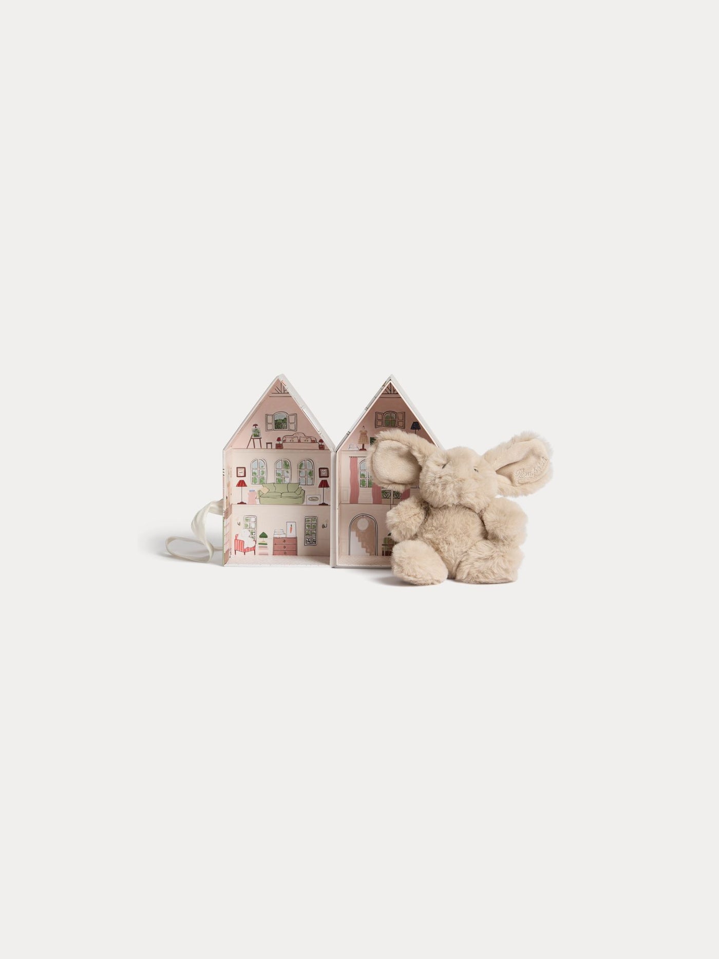 Pink house printed box
